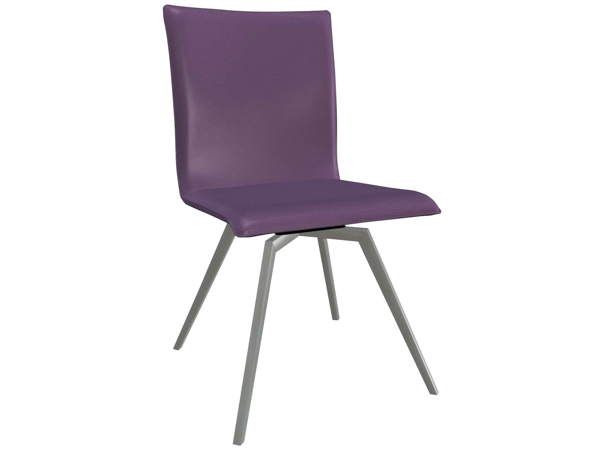 Damian swivel chair Trend chairs / Colour: Purple / Material: Premium leather