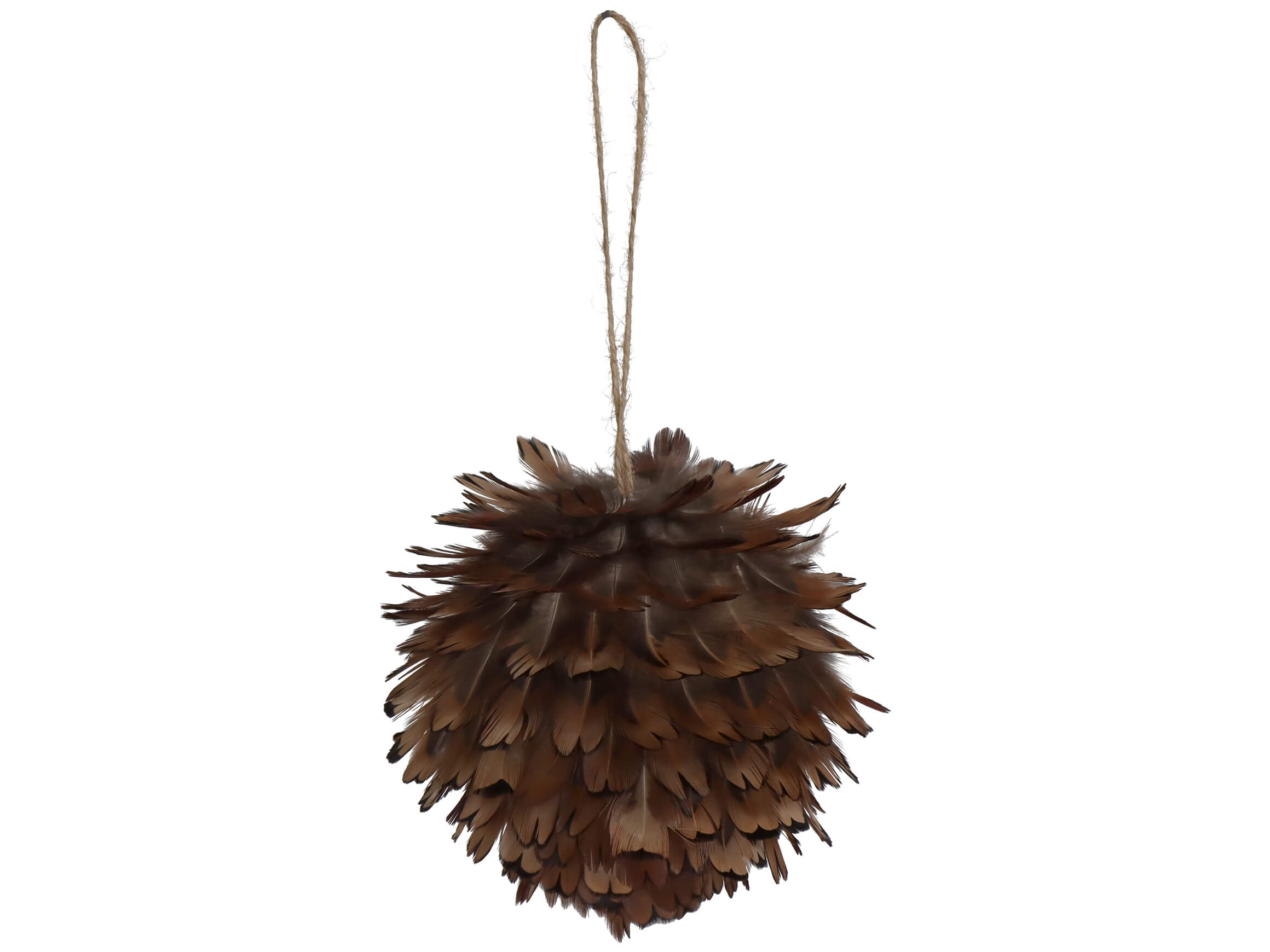 Kunstblume Feder-Clip Terra D: 11 cm Kersten