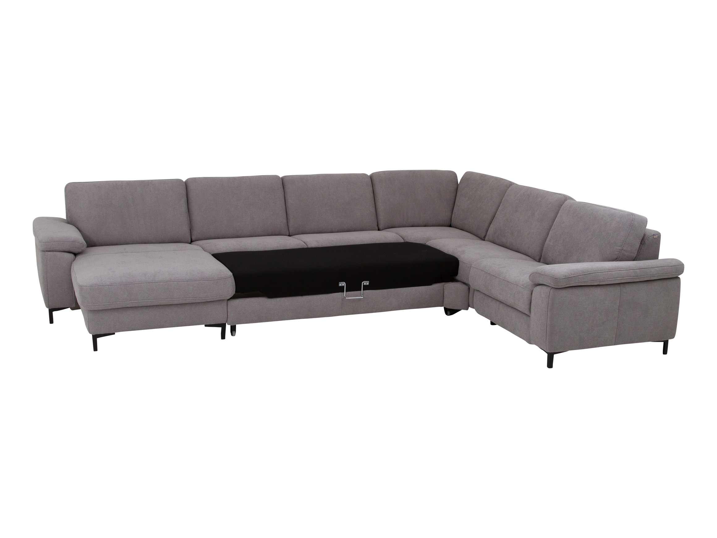 Ecksofa Shetland Wohnlandschaft Polipol / Farbe: Silver / Bezugsmaterial: Stoff