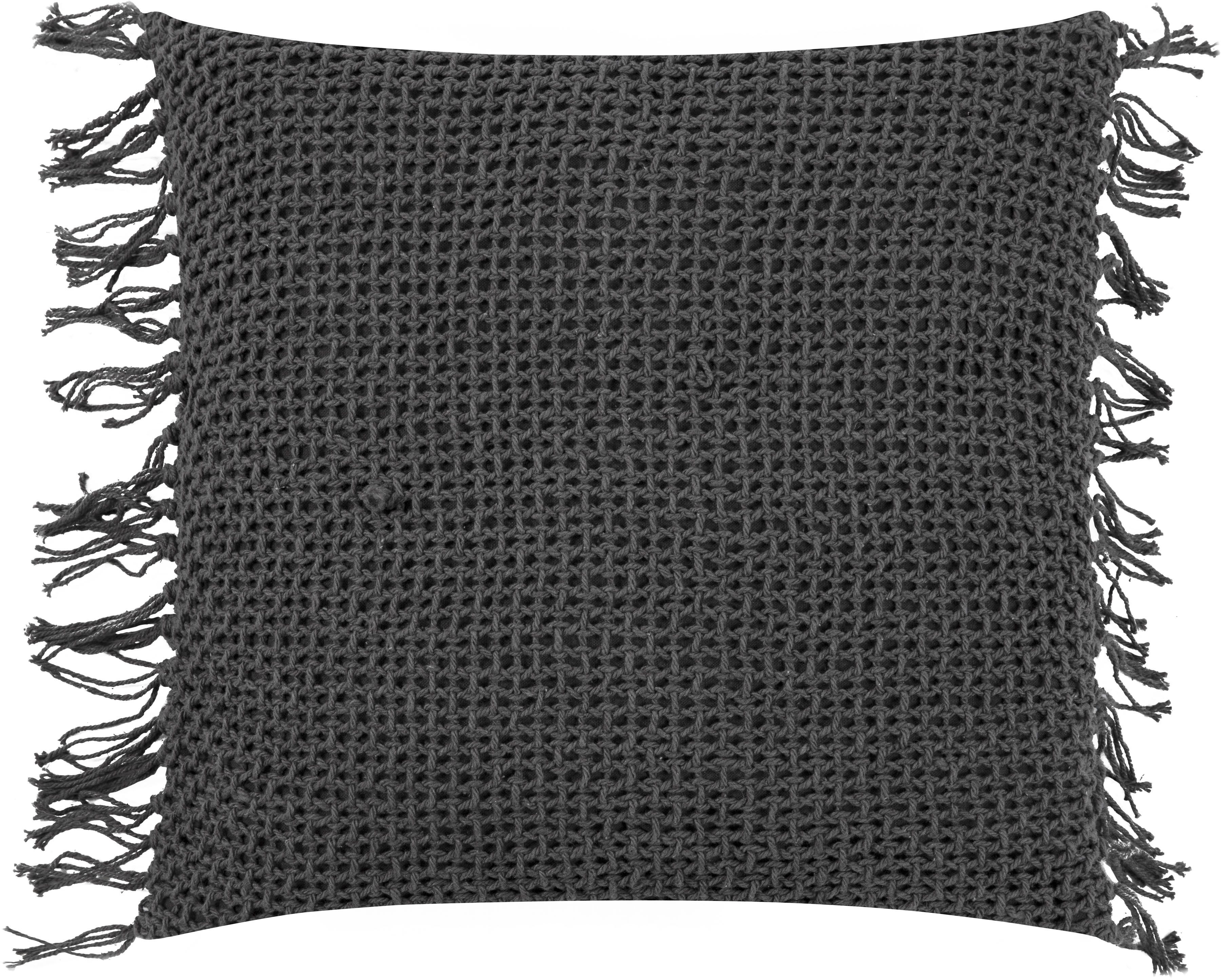 Kissenhülle Rafiki Anthrazit 45x45 cm Magma / Farbe: