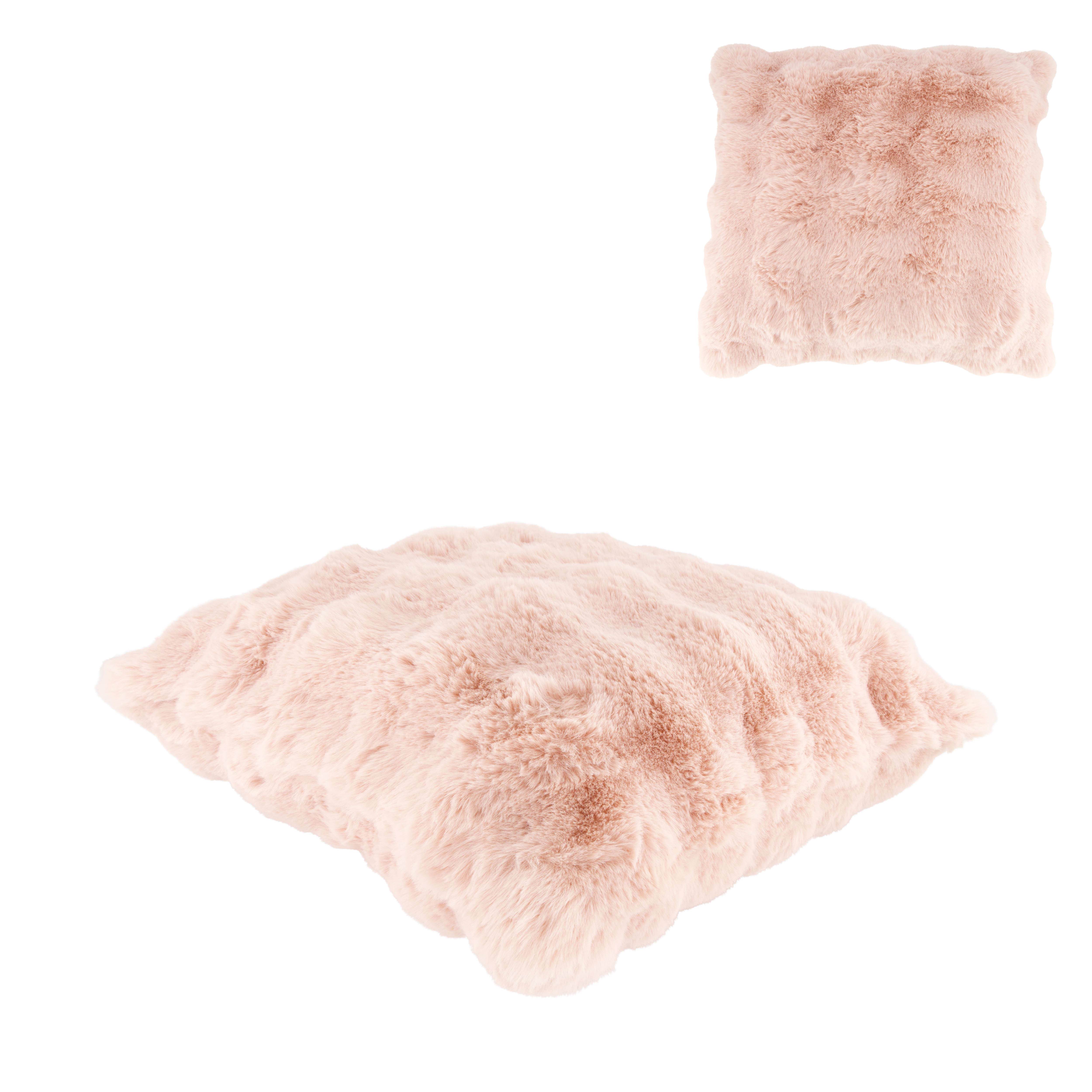 Kissen Comfy mit Inhalt, Rosa 45x45 cm Decofinder"