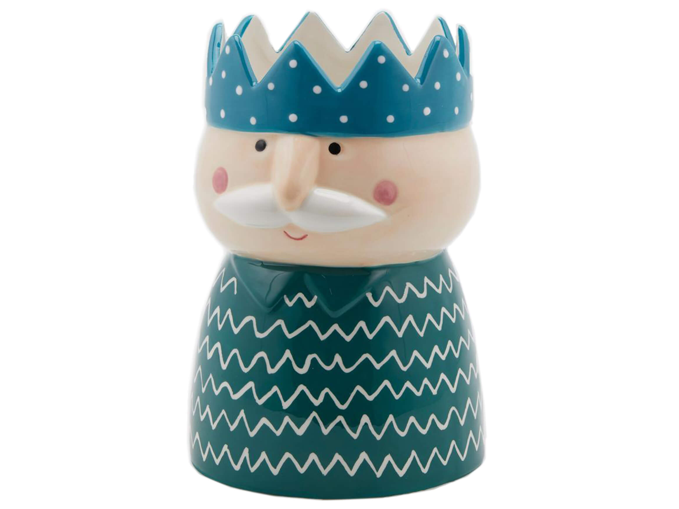 Edg Vase König mit Schnauz H: 20 cm  | Schubiger Möbel