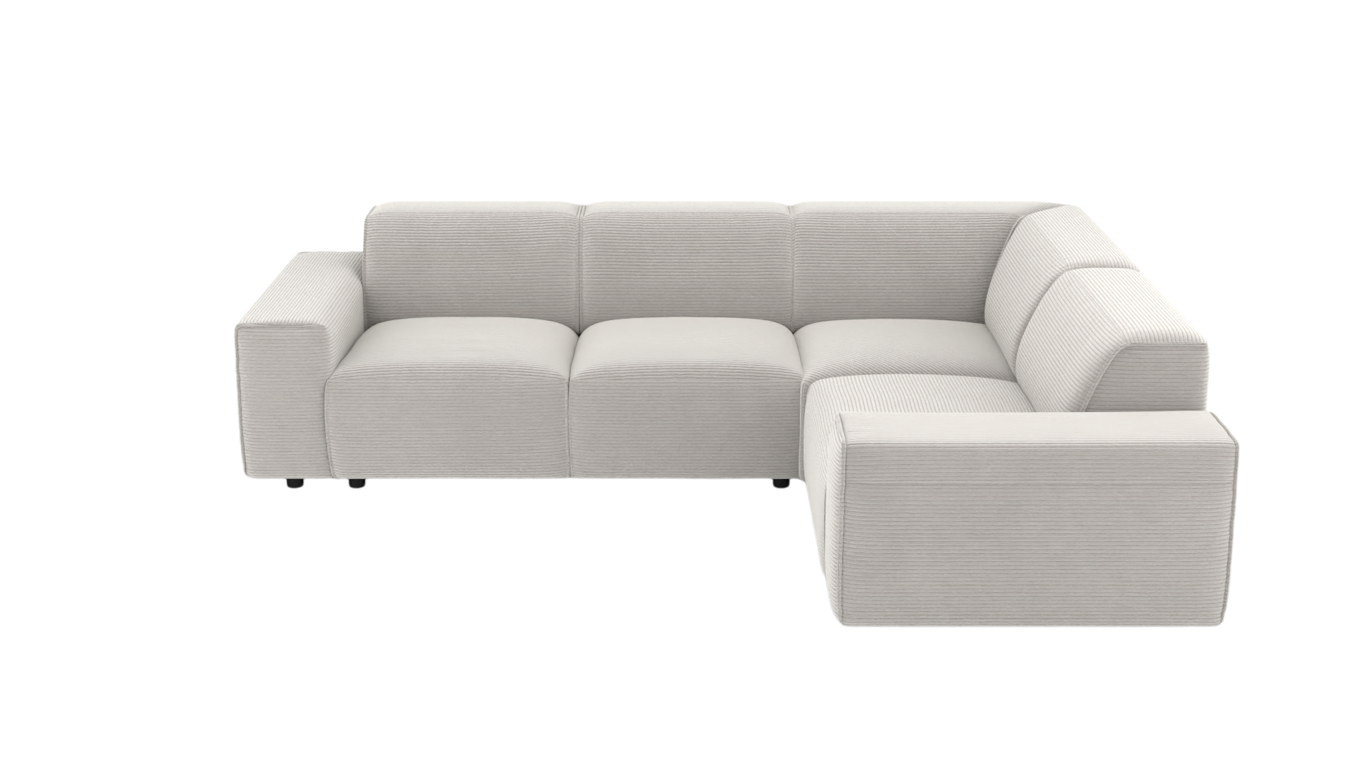 Ecksofa Venus / Farbe: Weiss