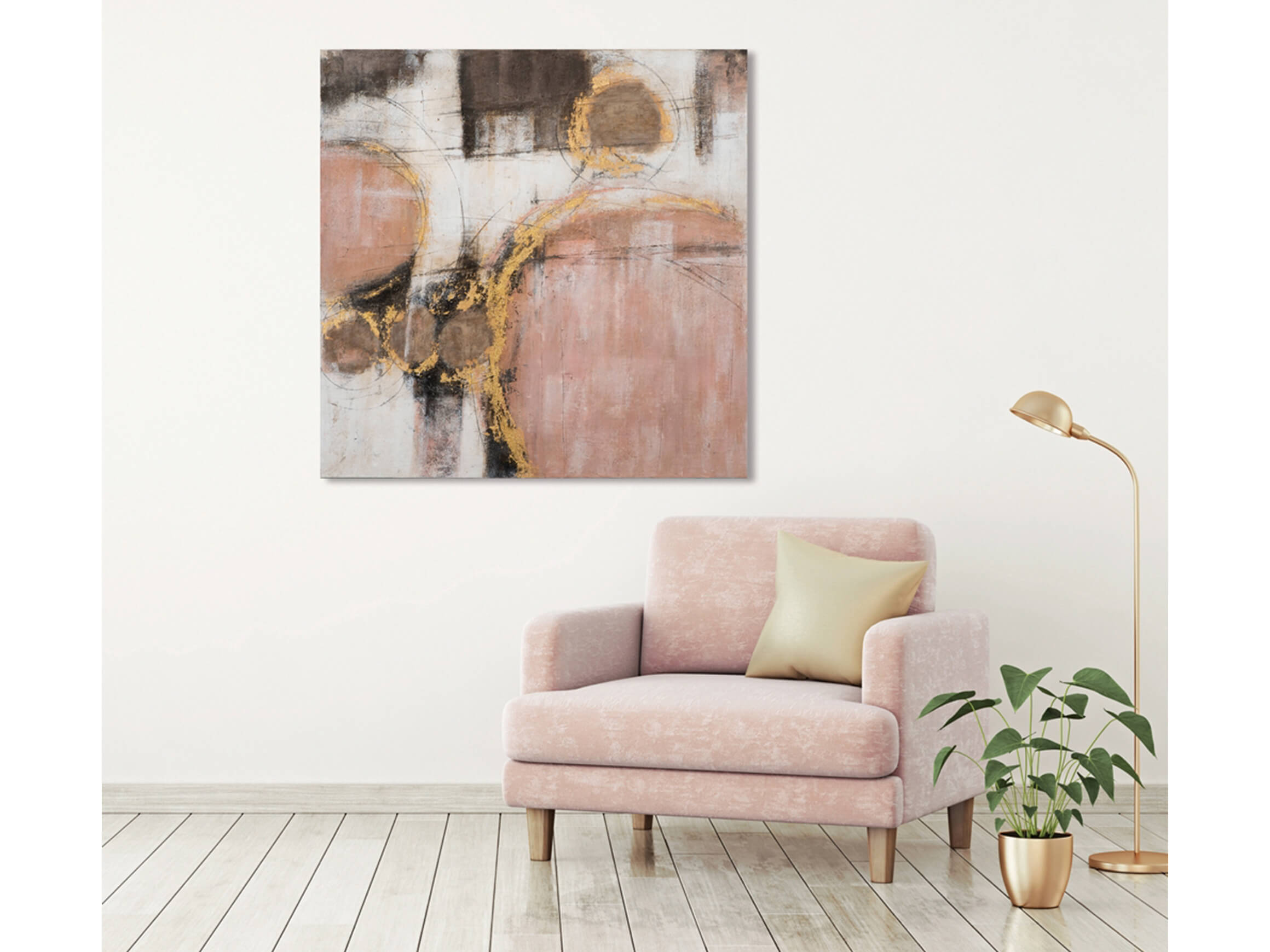 Bild Abstrakt mit Rosa image LAND