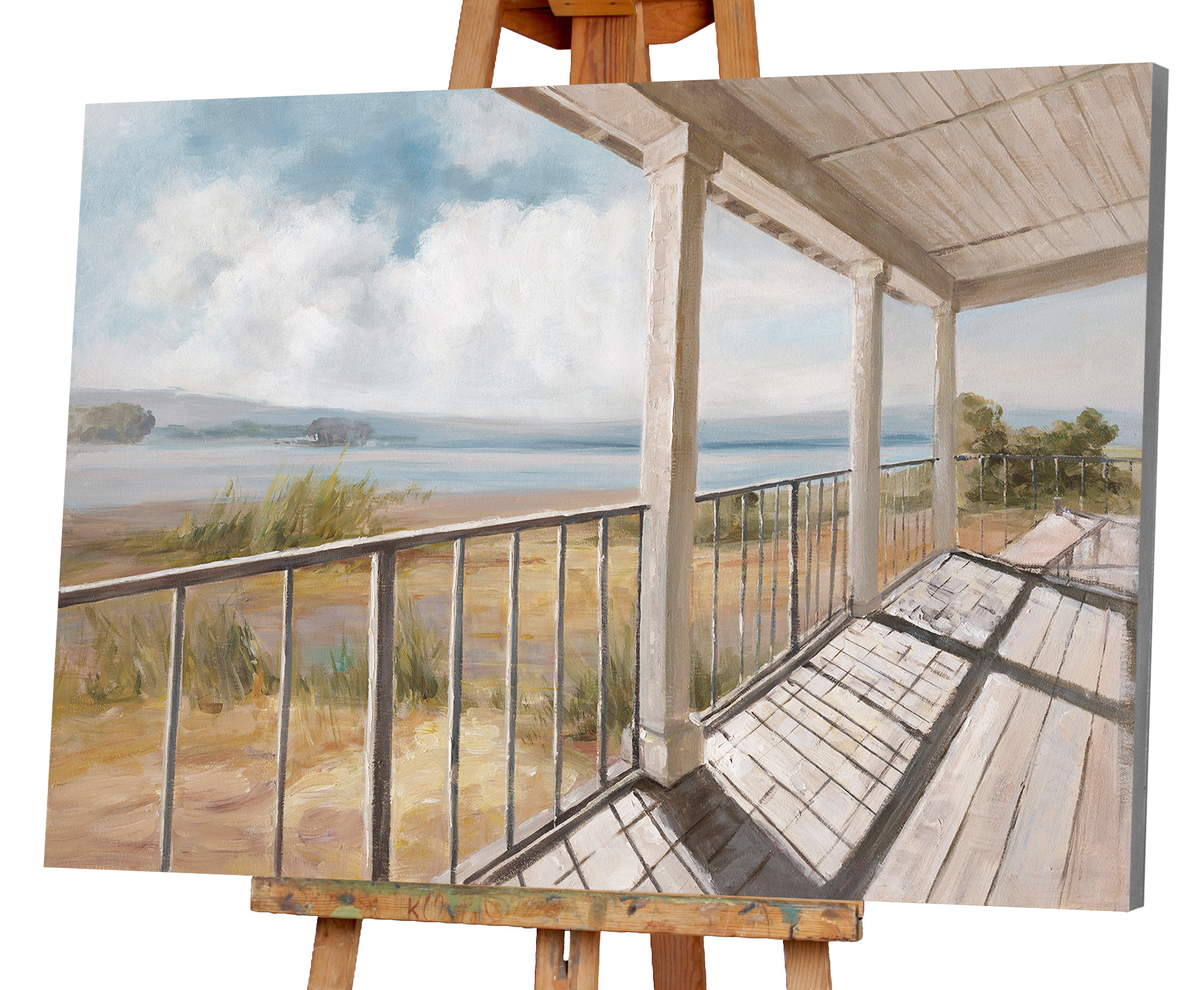 Gemälde-Blick Von Der Veranda-image LAND