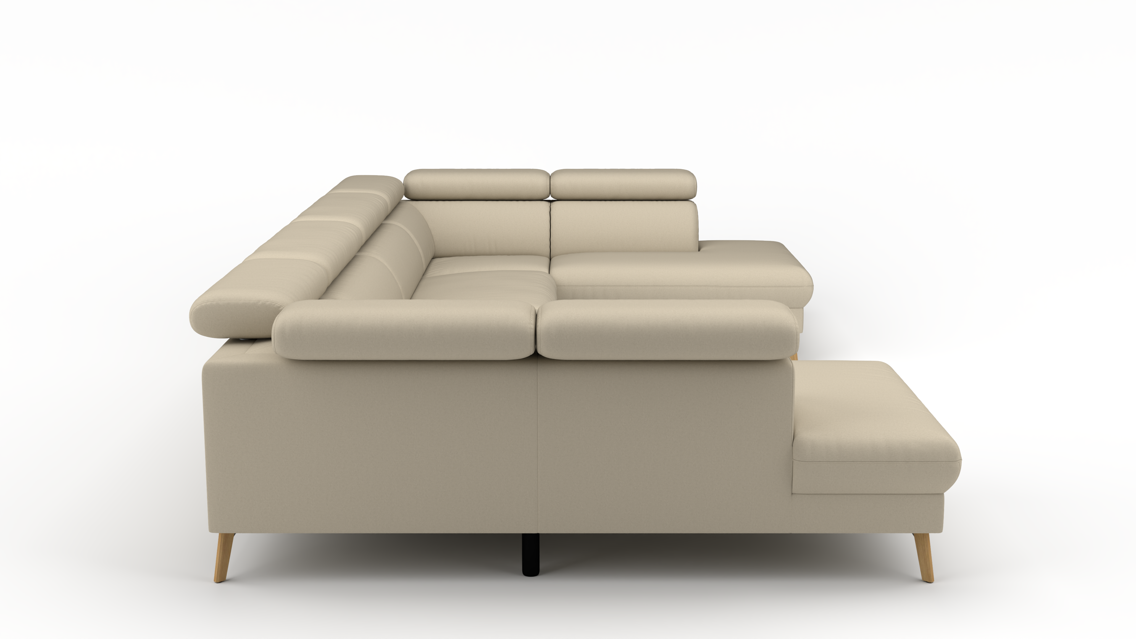 Wohnlandschaft #1 Mars UrbanDesign / Farbe: Beige / Bezugsmaterial: Stoff