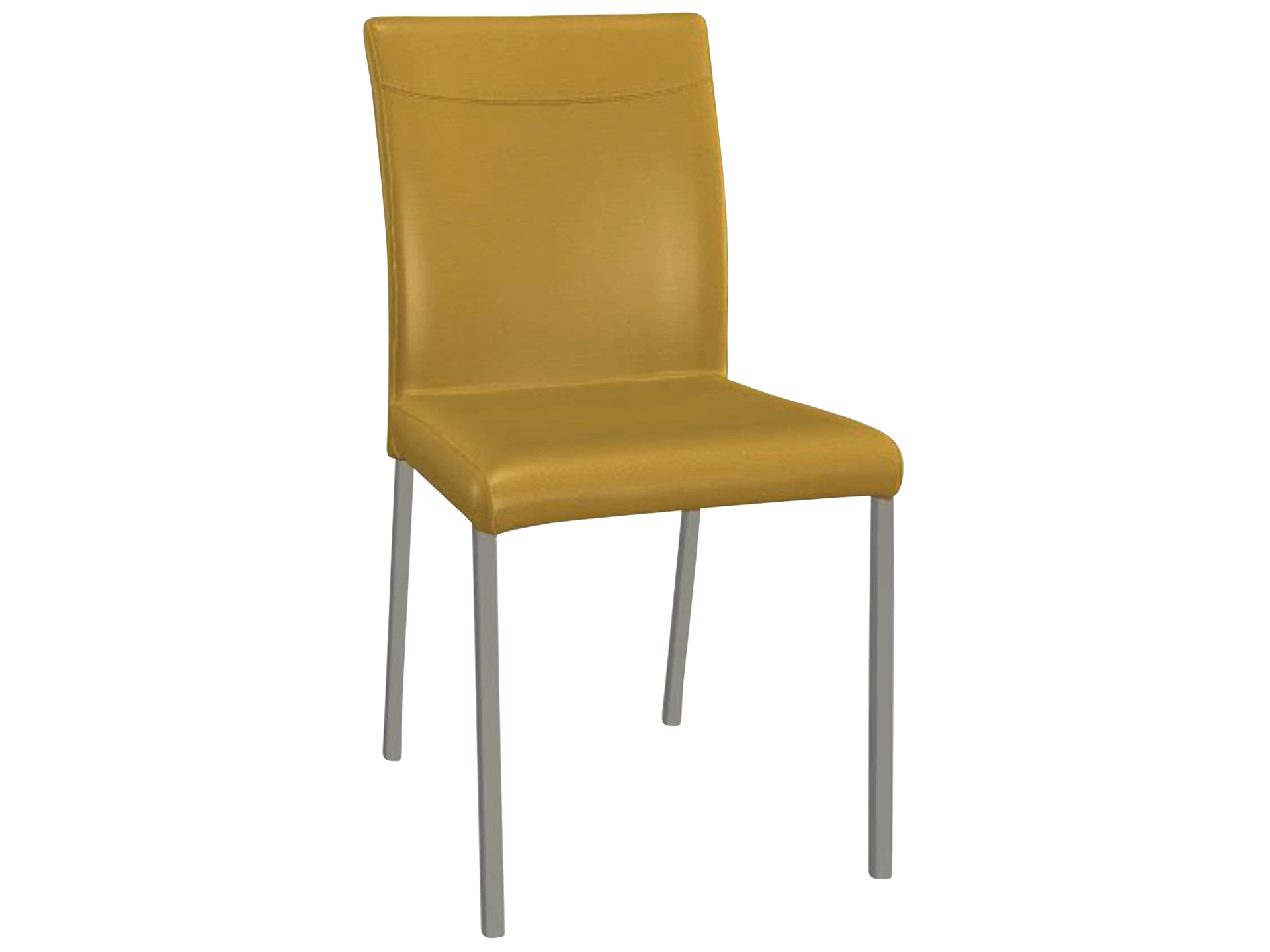 Stuhl Leicht Premium Trendstühle / Farbe: Lemon / Material: Leder