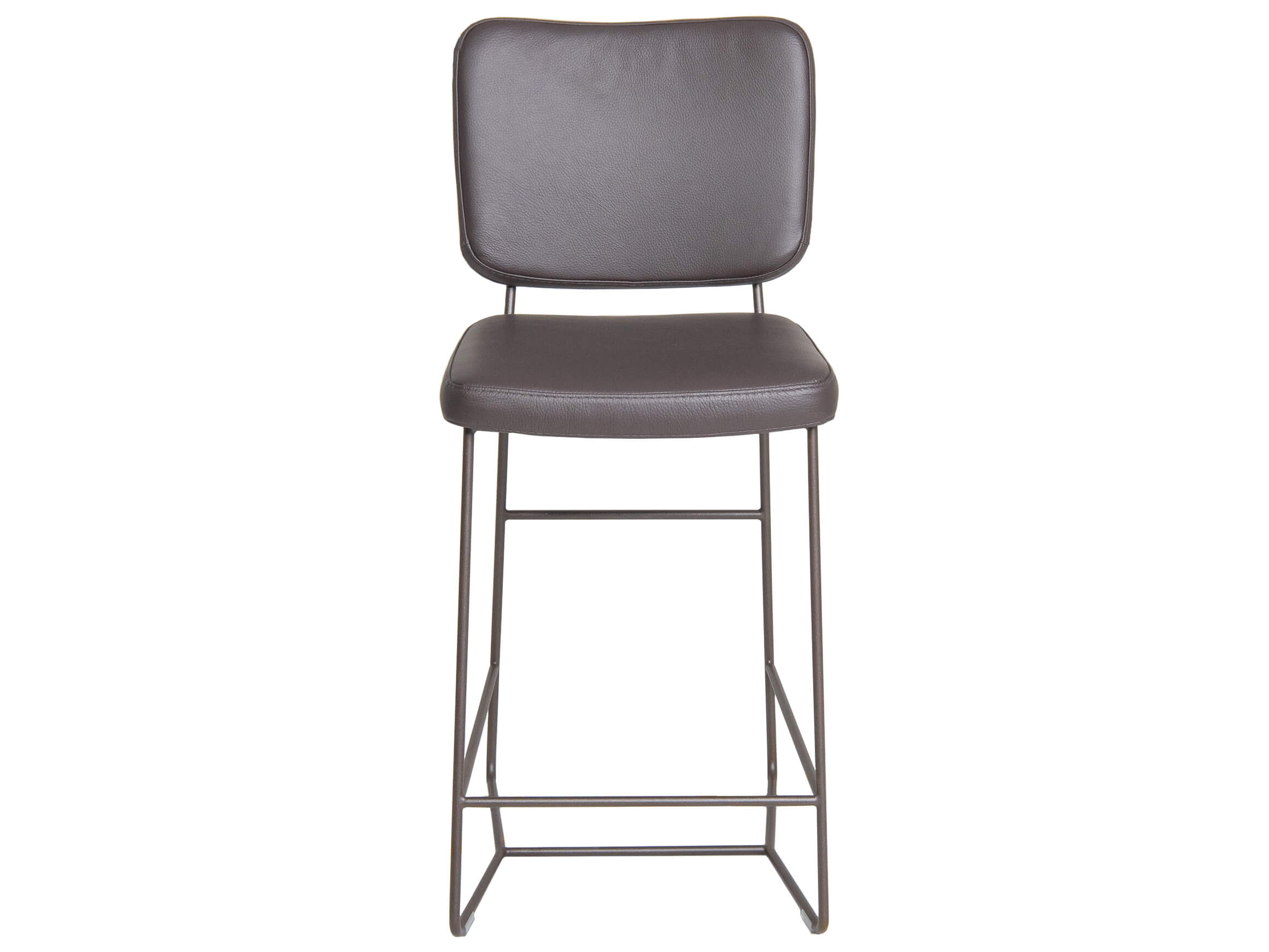 Barhocker Kirsten Plantagie / Farbe: Moro / Bezugsmaterial: Leder