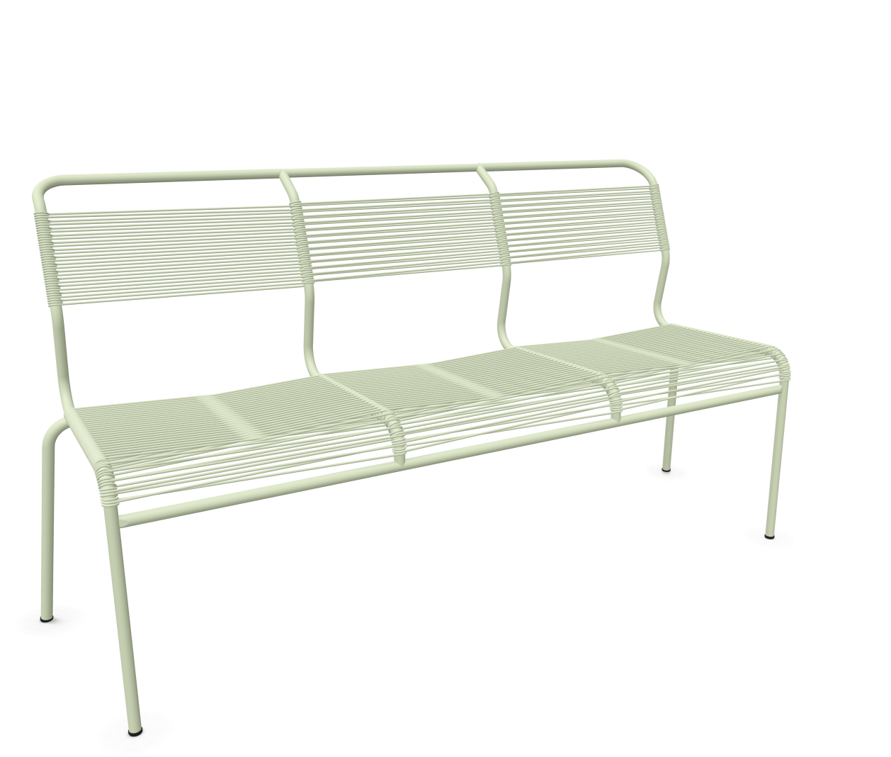 Schaffner Spaghetti-3er-Bank Säntis Grün | Schubiger Möbel