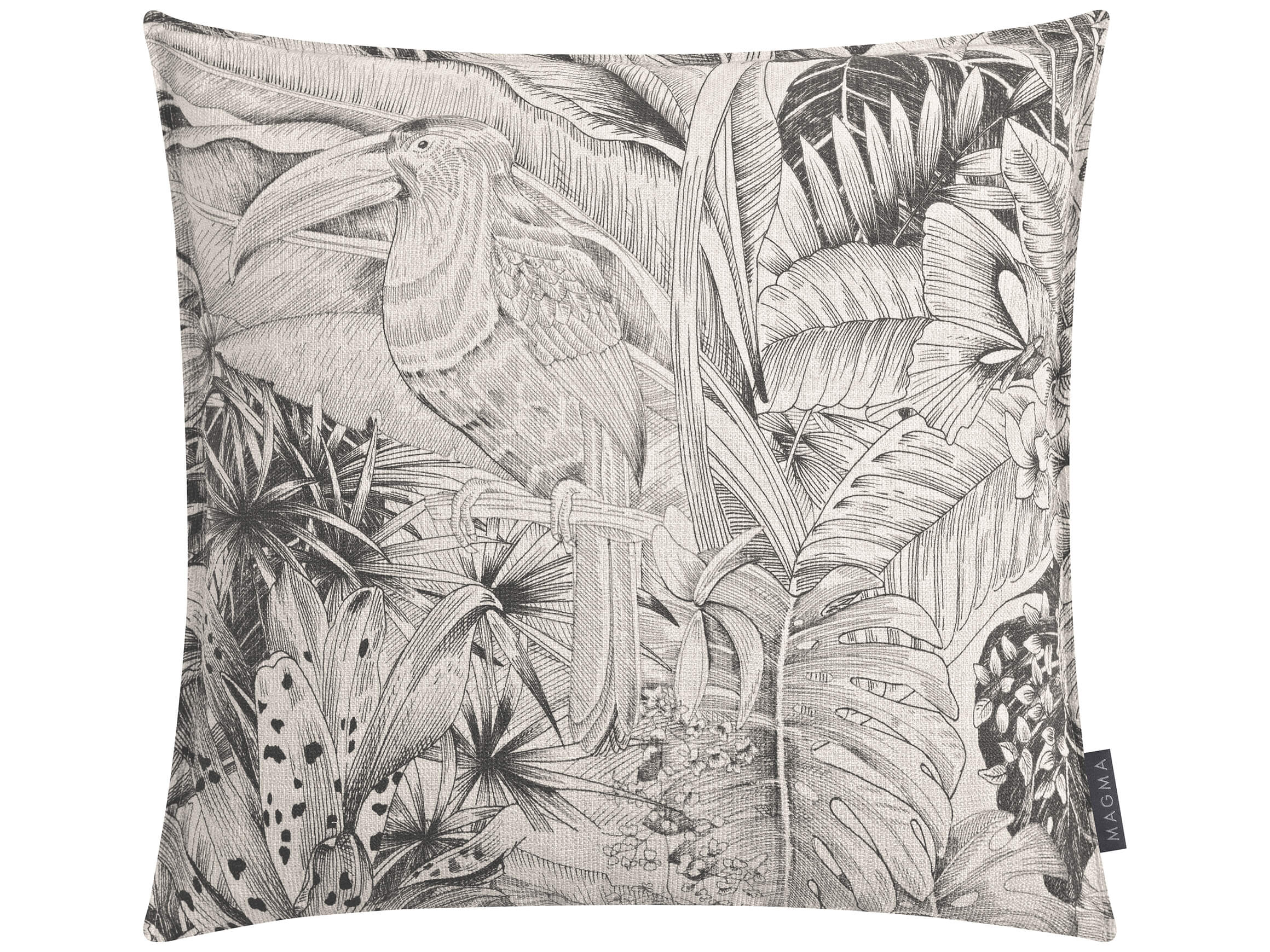 Magma Kissenhülle Malea Anthrazit 50x50 cm Grau | Schubiger Möbel