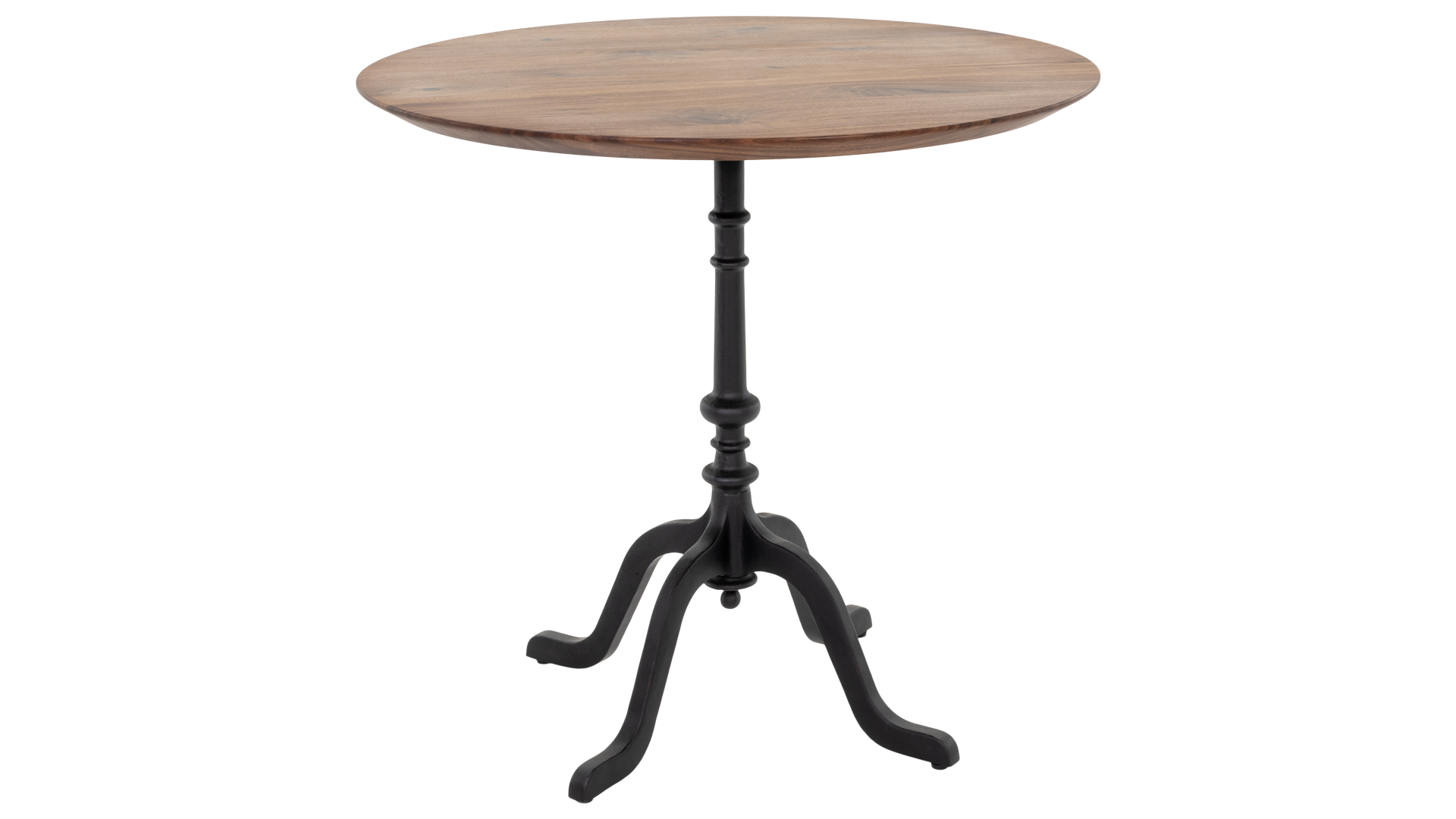 Beizentisch „Thalwil“ amerikanischer Nussbaum – geölt, Schweizerkante, 80x80 cm