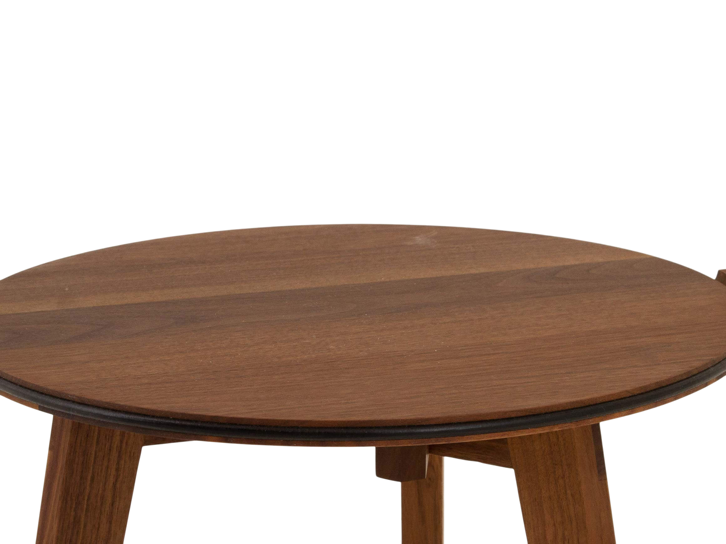 Beistelltisch Hi! Nussbaum Aus Holz / Farbe: Holzfarbig/ h: 50 cm