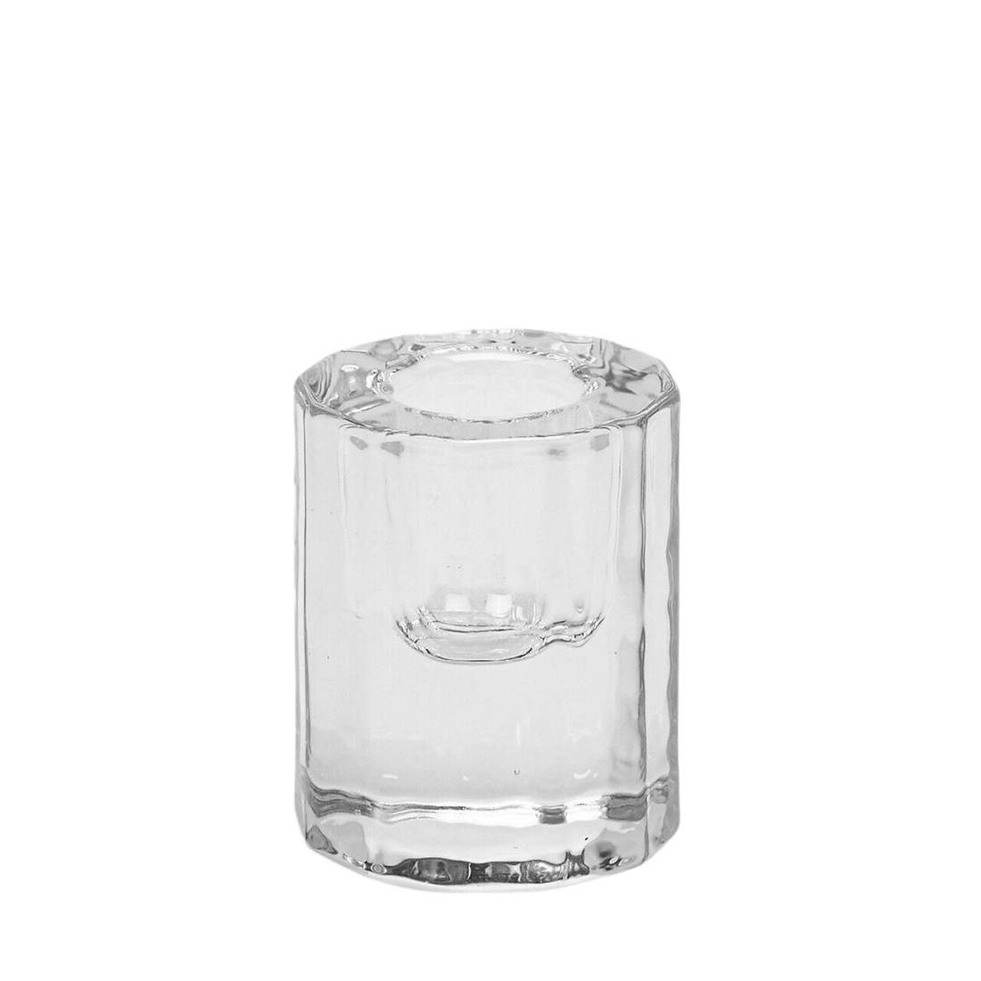 Edg Kerzenständer Kristallglas H: 6 cm  | Schubiger Möbel