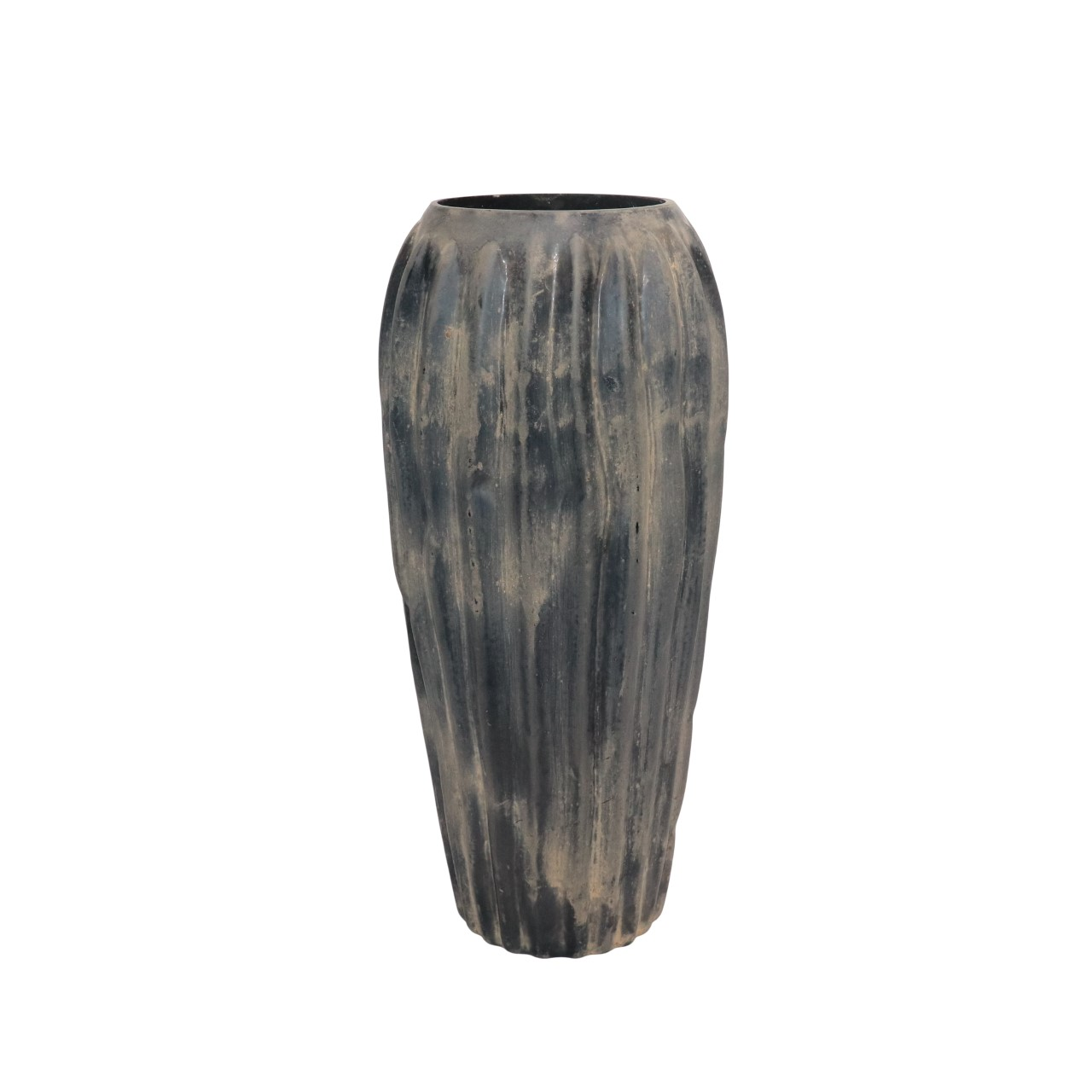 Decofinder Vase Melon l Schwarzgelb  | Schubiger Möbel