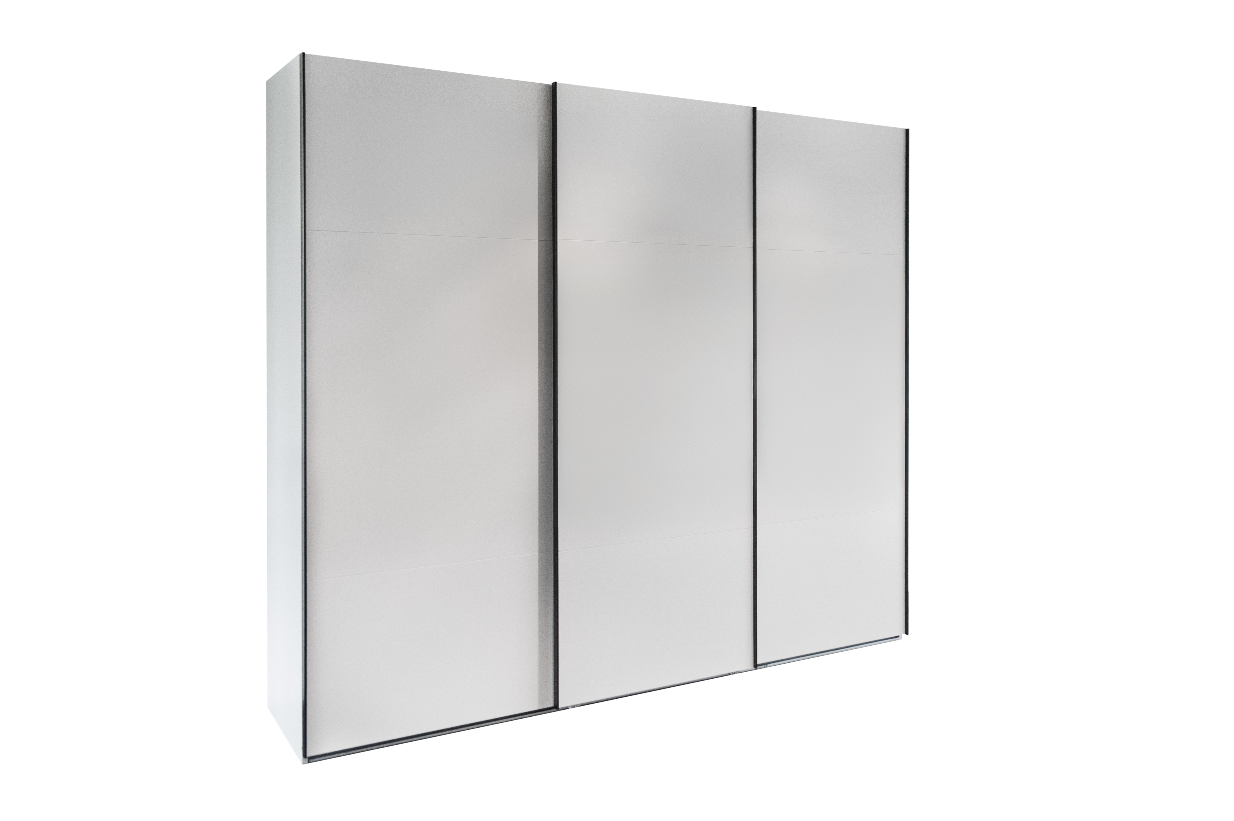 Schwebetürenschrank Saletto Möbelwerke / Farbe: Seidengrau