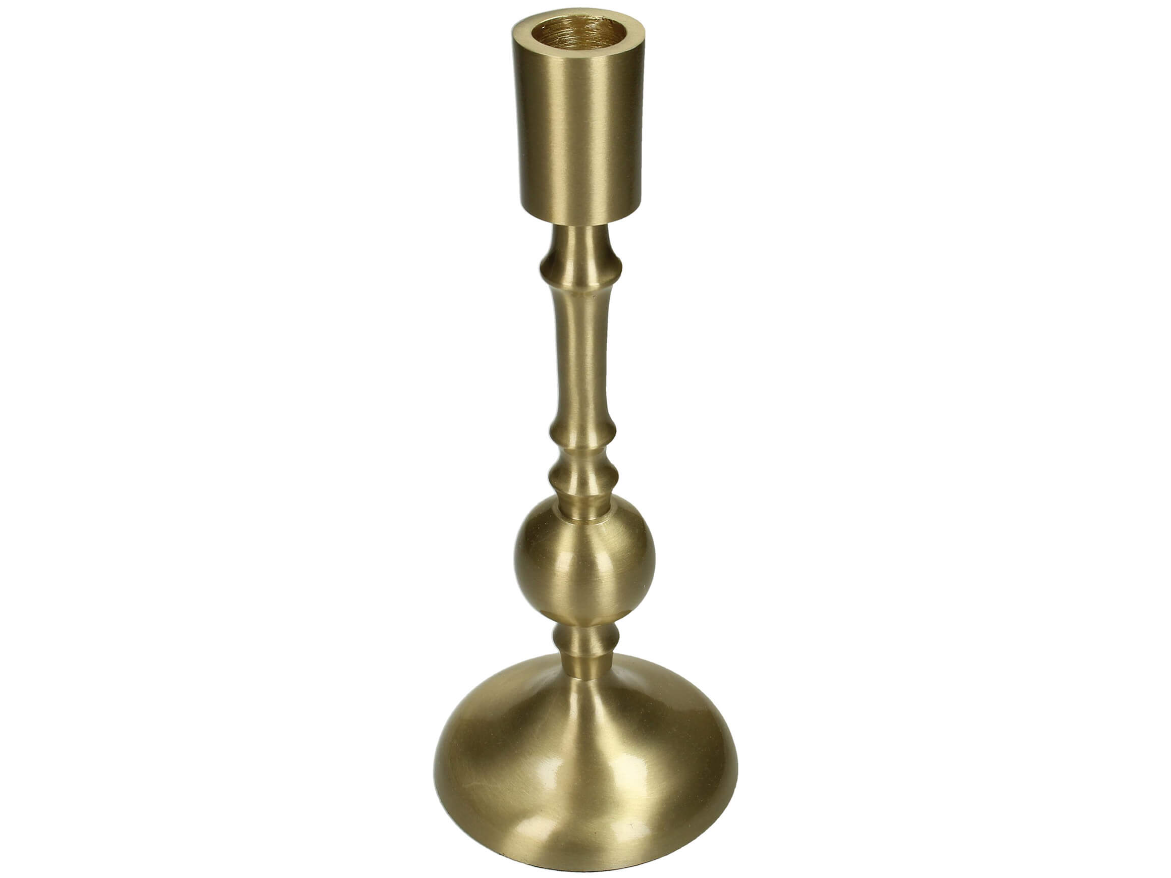 Kerzenleuchter Aluminium Gold H: 24 cm Kersten / Farbe: Gold