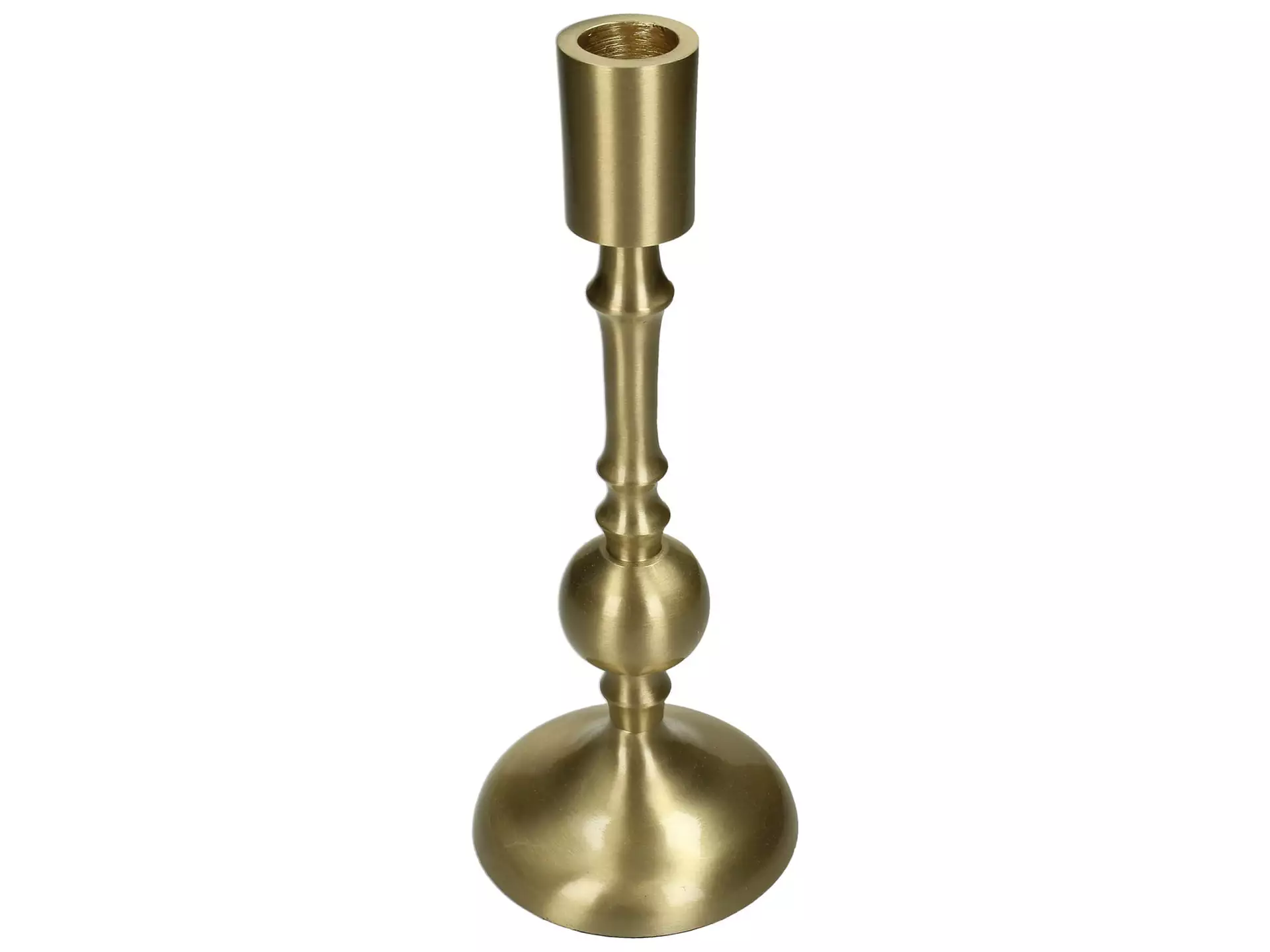 Kerzenleuchter Aluminium Gold H: 24 cm Kersten / Farbe: Gold