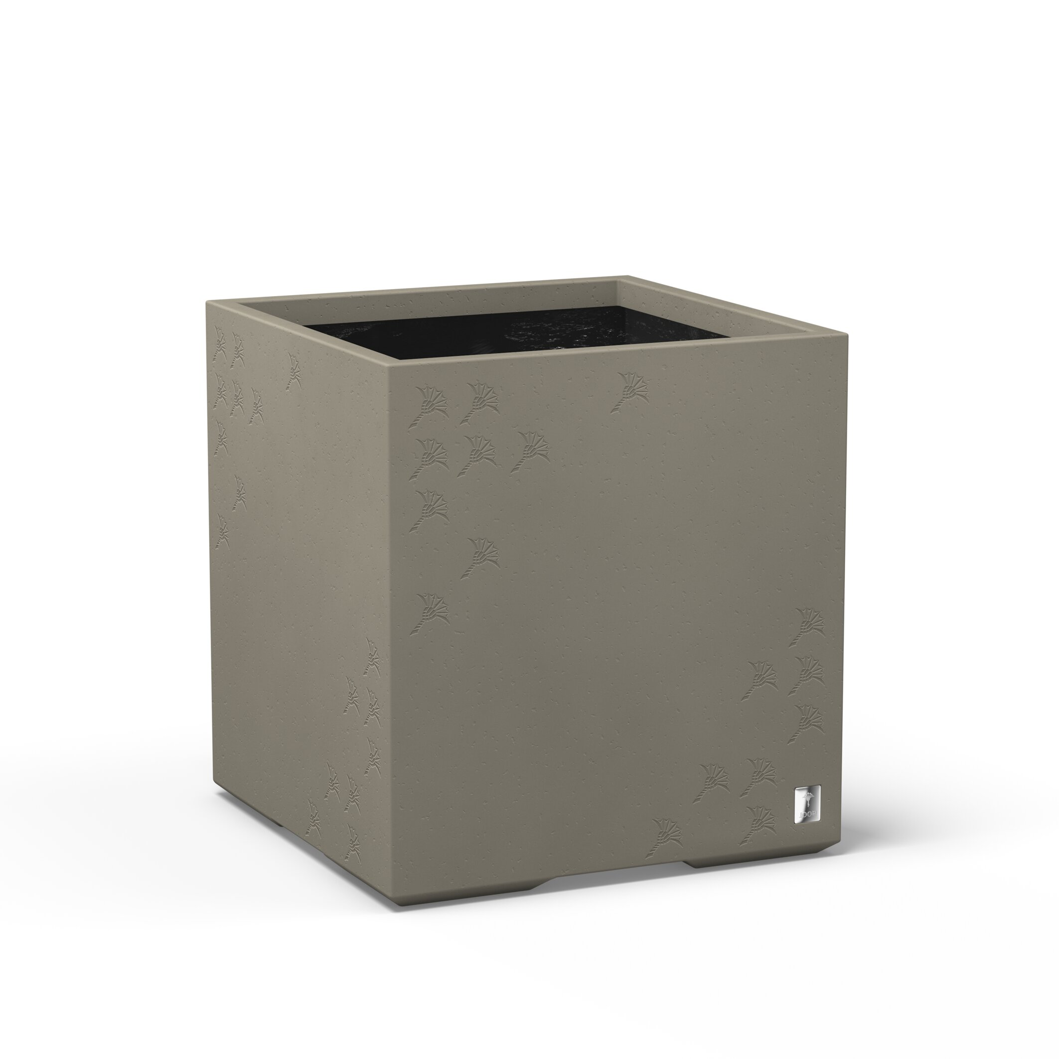 Pflanzengefäss Cubic, Earth H: 54 cm von Joop Outdoor