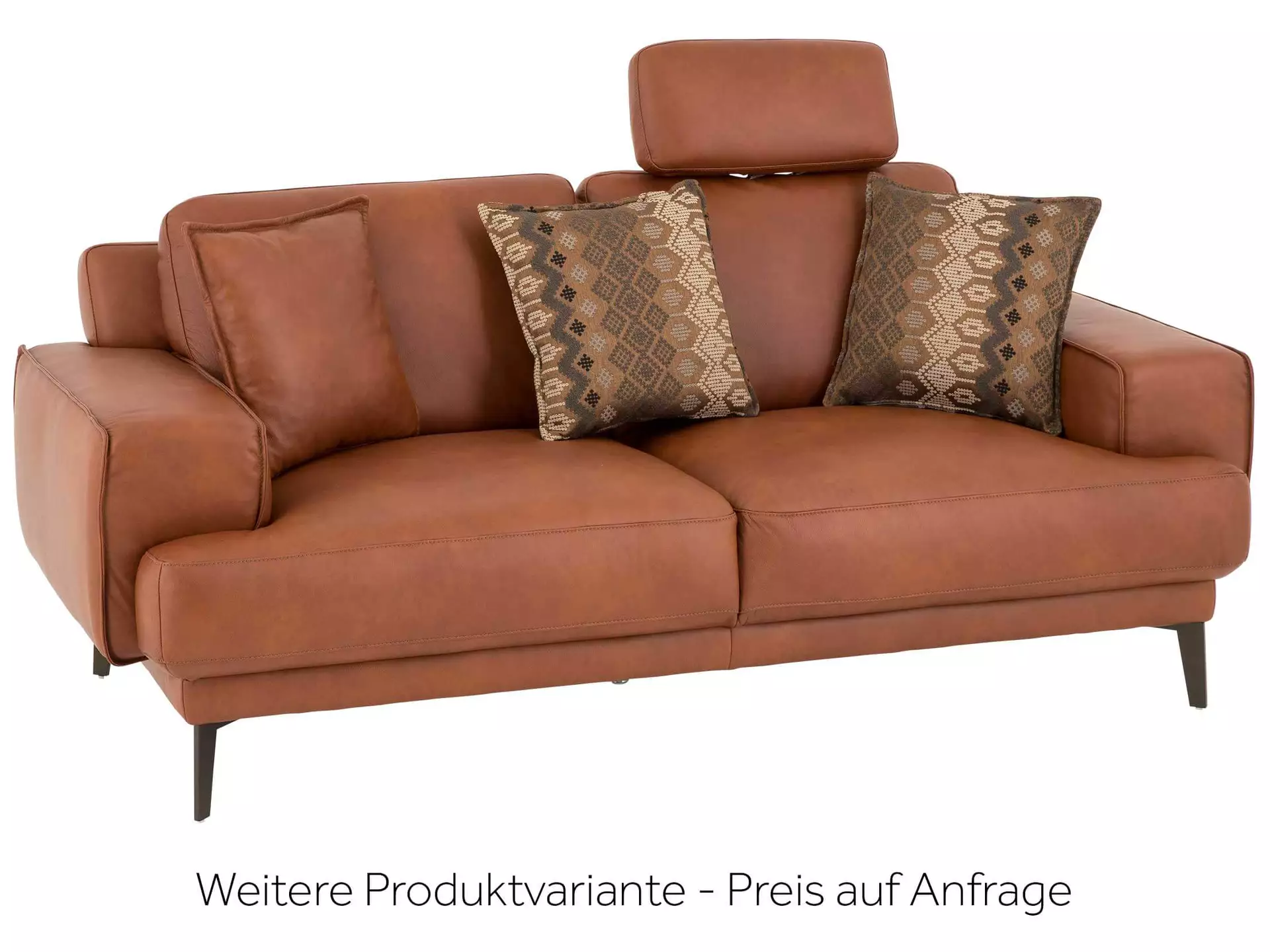 Sofa Foscaari b: 193 cm Schillig Willi / Farbe: Cognac, Material: Leder