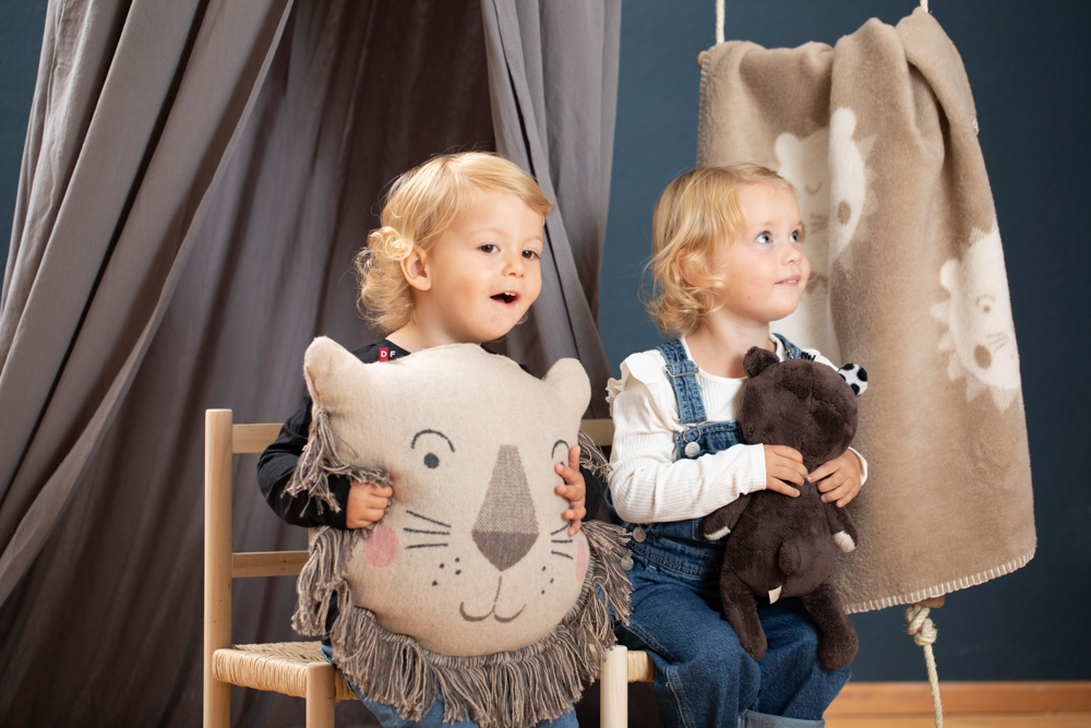 Kissen Juwel Löwenkopf, Natur 70 x 90 cm Sander AG