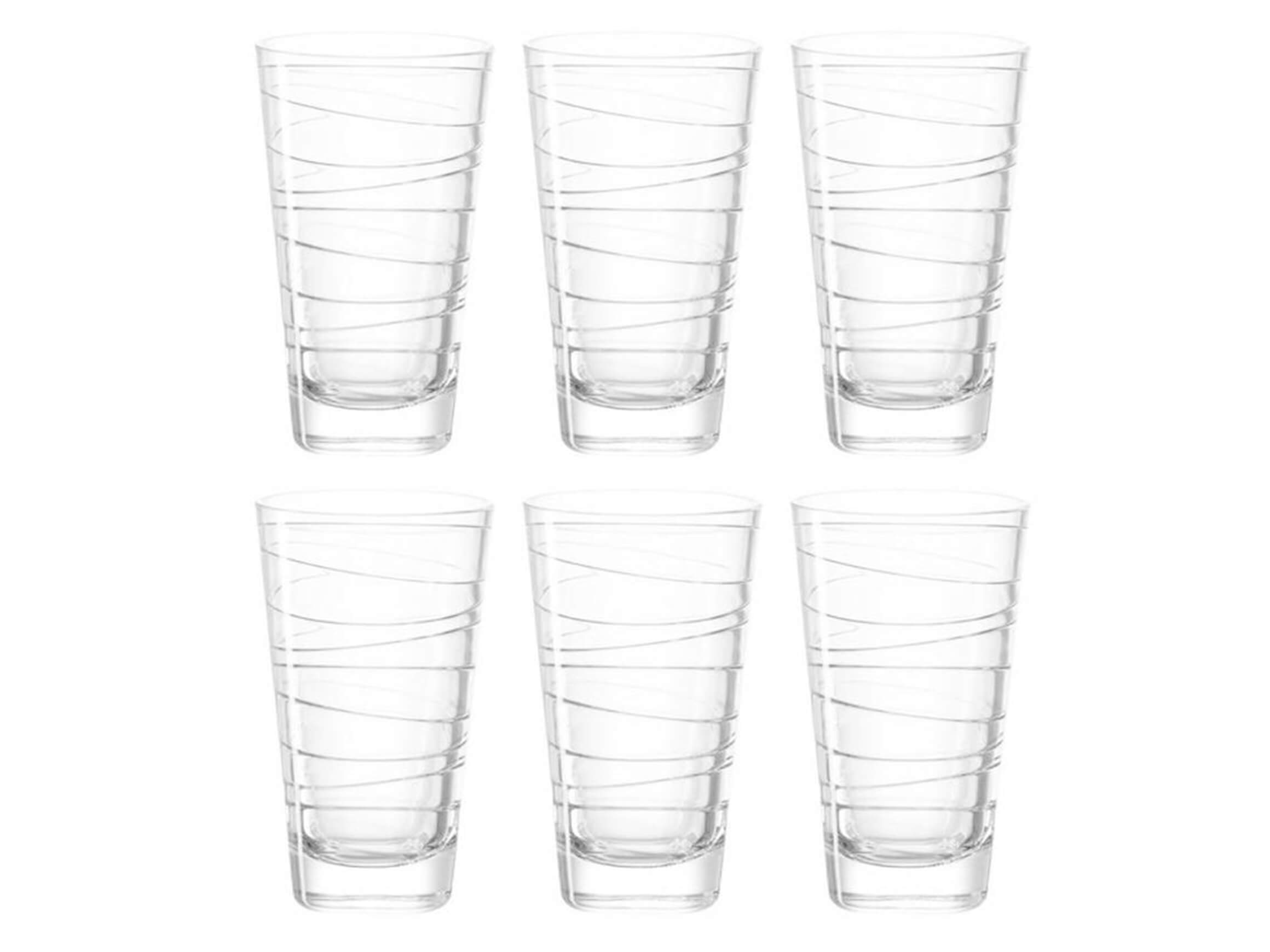 Leonardo Drinking glass Vario Struttura 2 8 Dl 6 pieces
