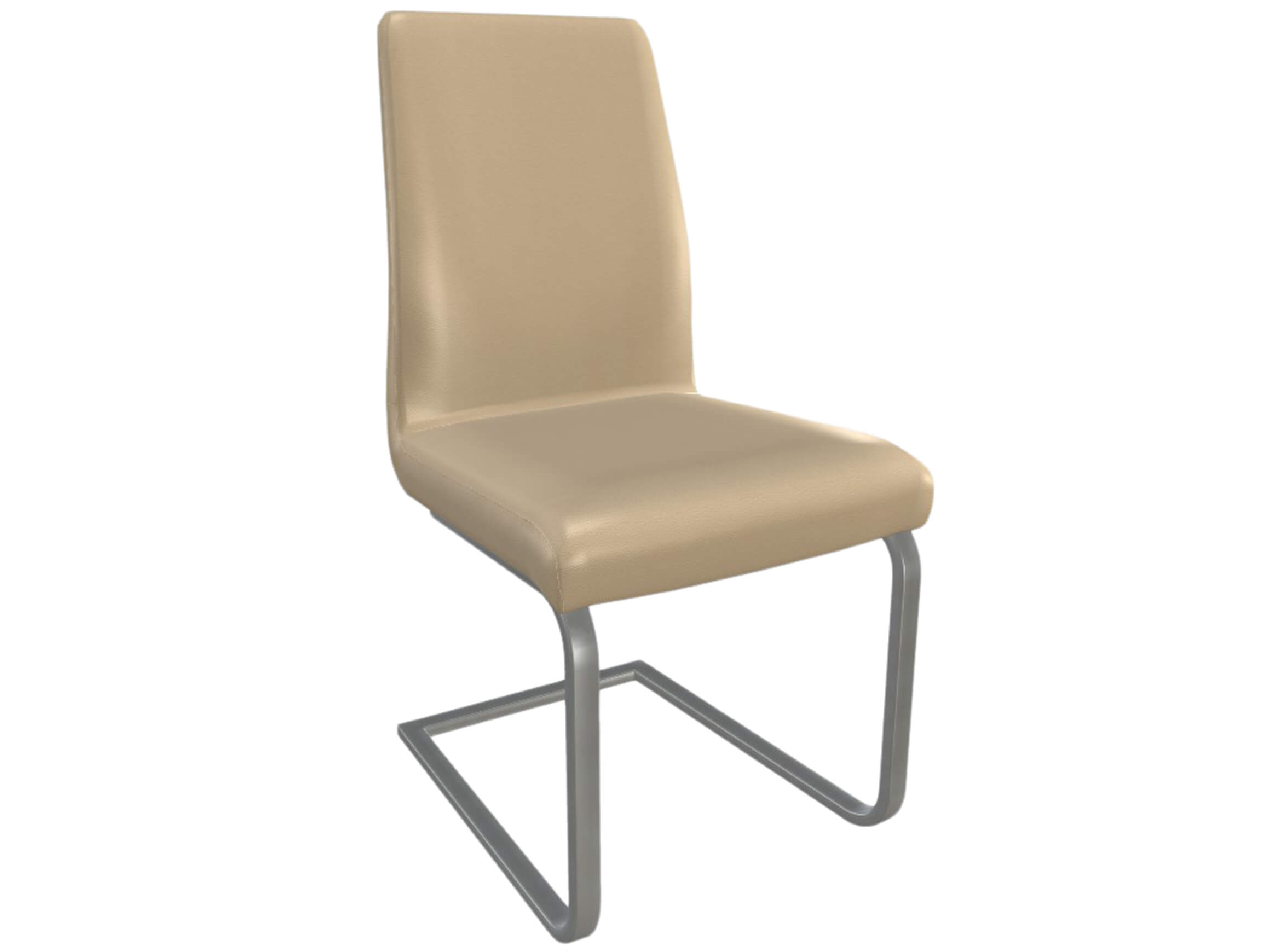 Stuhl Larona 2 Trendstühle / Farbe: Betulla / Material: Leder