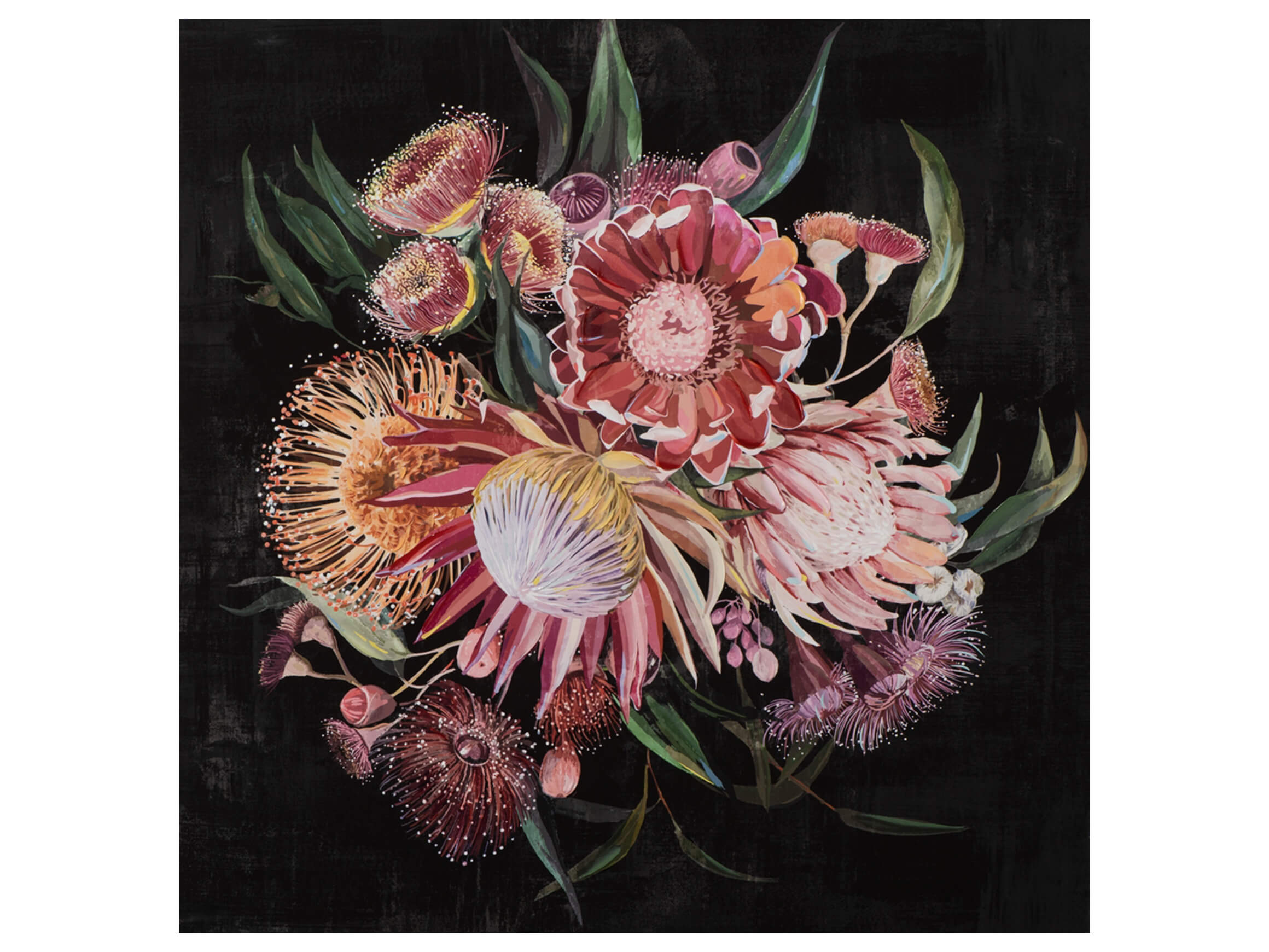 Bild Blumenstrauss Auf Dunklem Hintergrund 2 image LAND