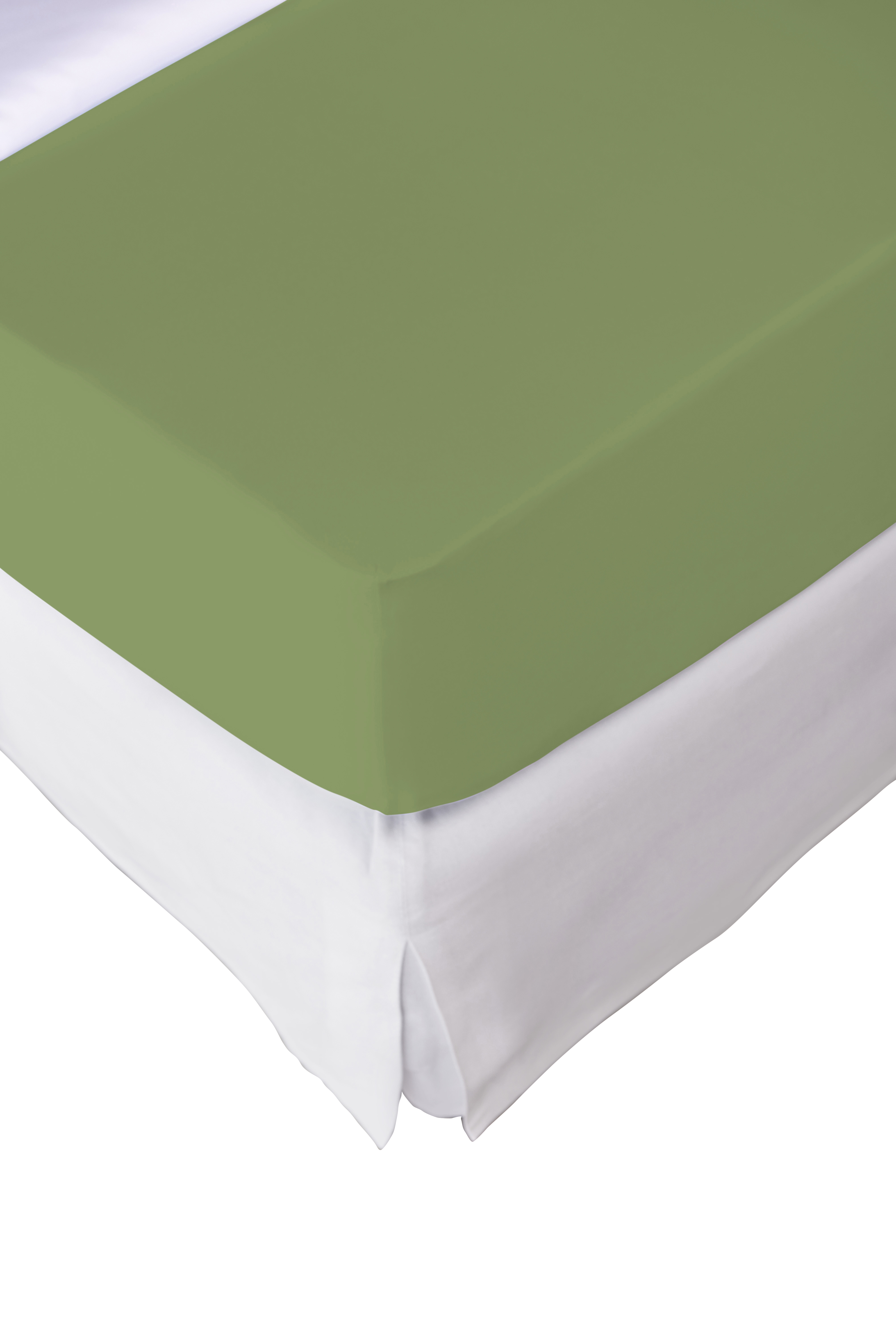 Fitted sheet for topper jersey olive Kremer Leon AG / Size: 90 x cm