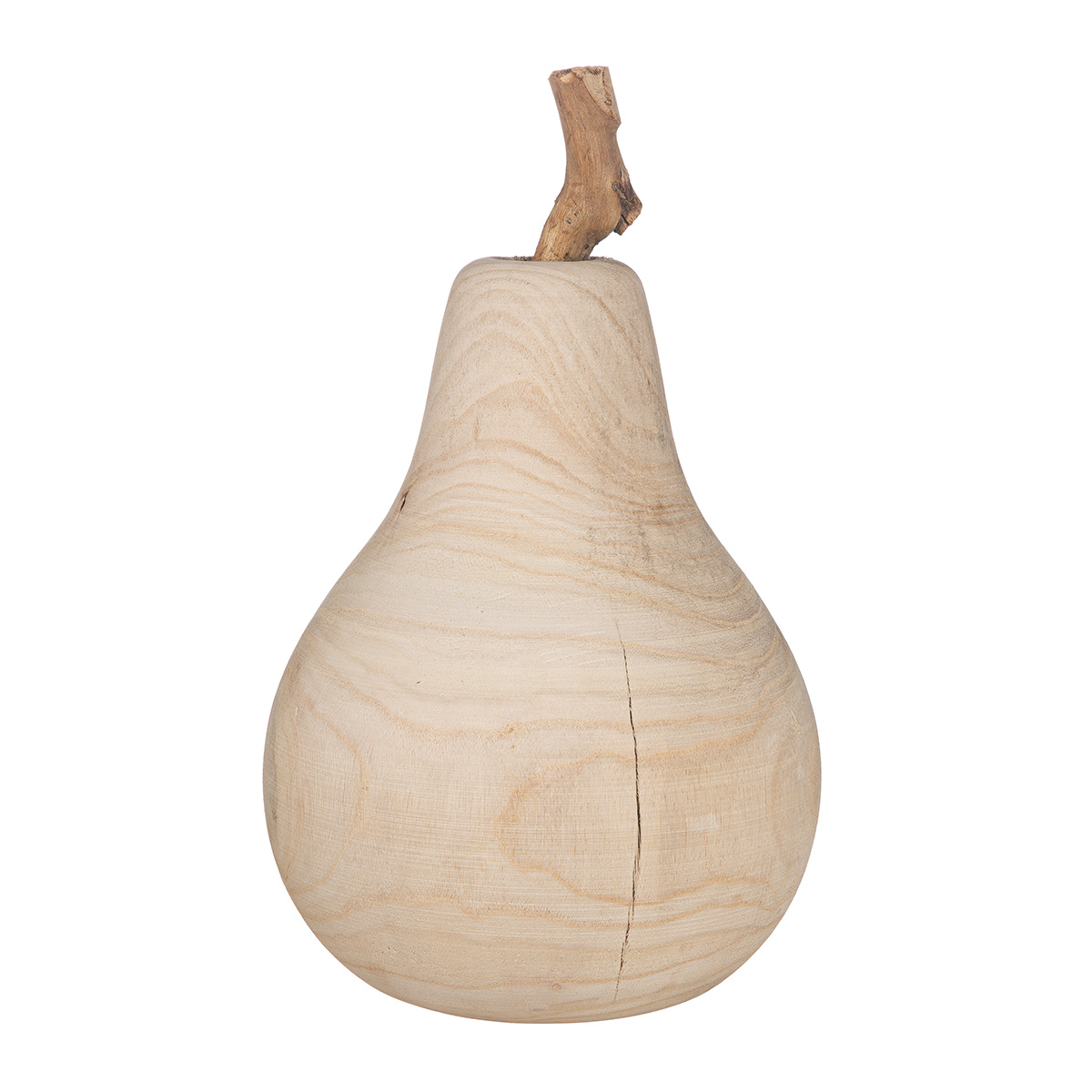 Dekoobjekt Birne, Holz H: 36 cm Gilde