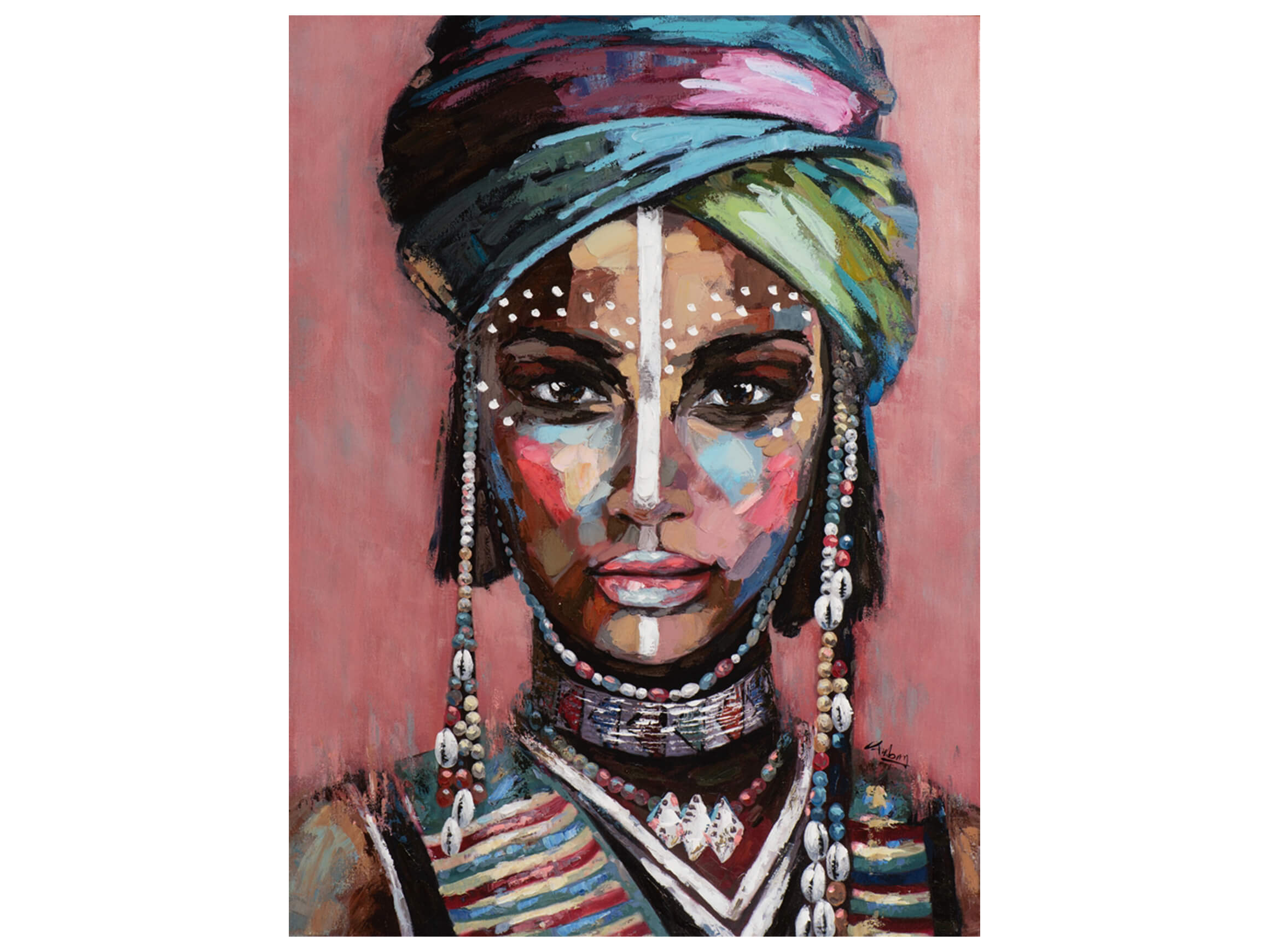 Bild Wüstenfrau mit Turban image LAND