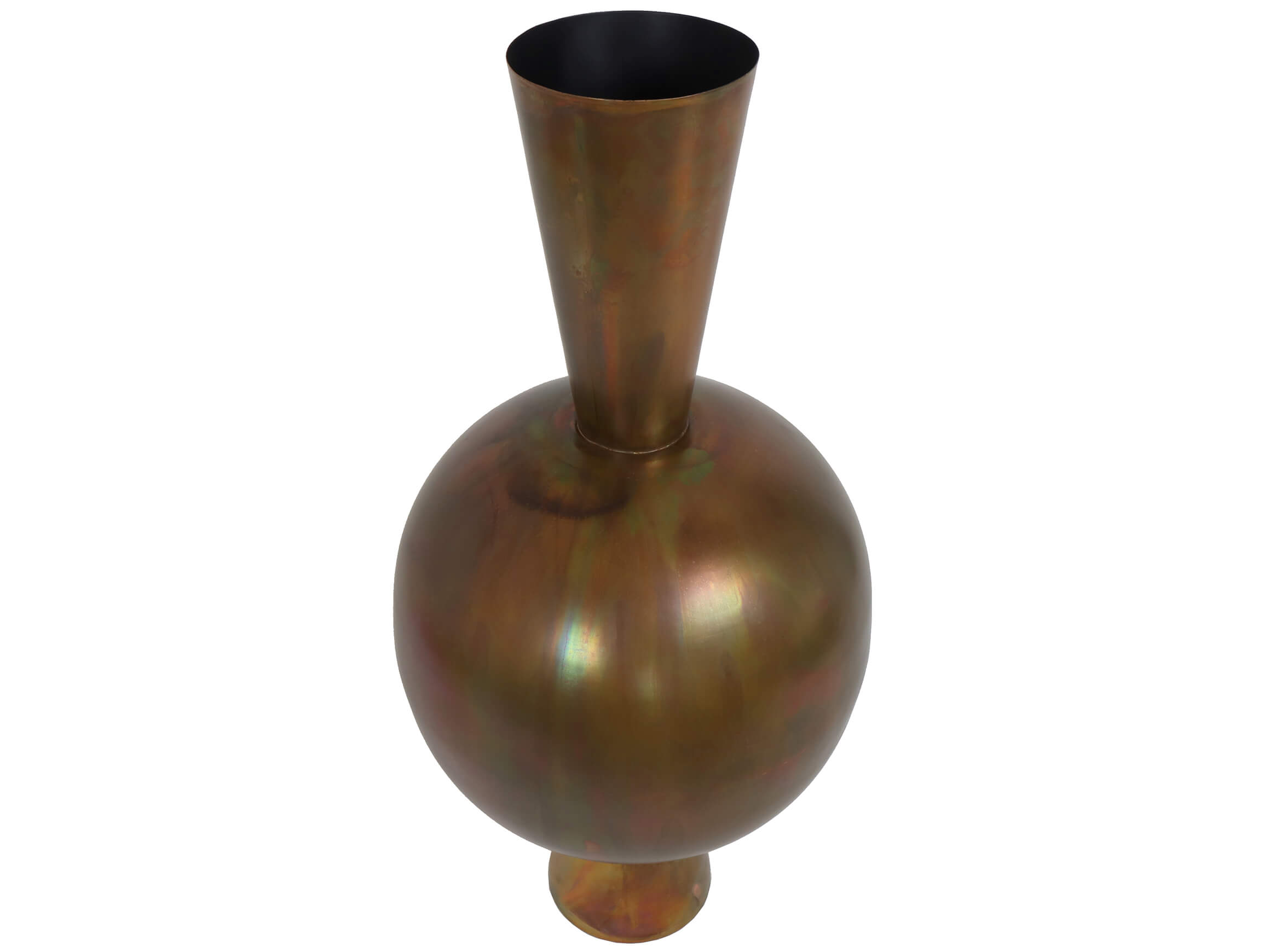 Vase Eisen, Bronze H: 85 cm Kersten