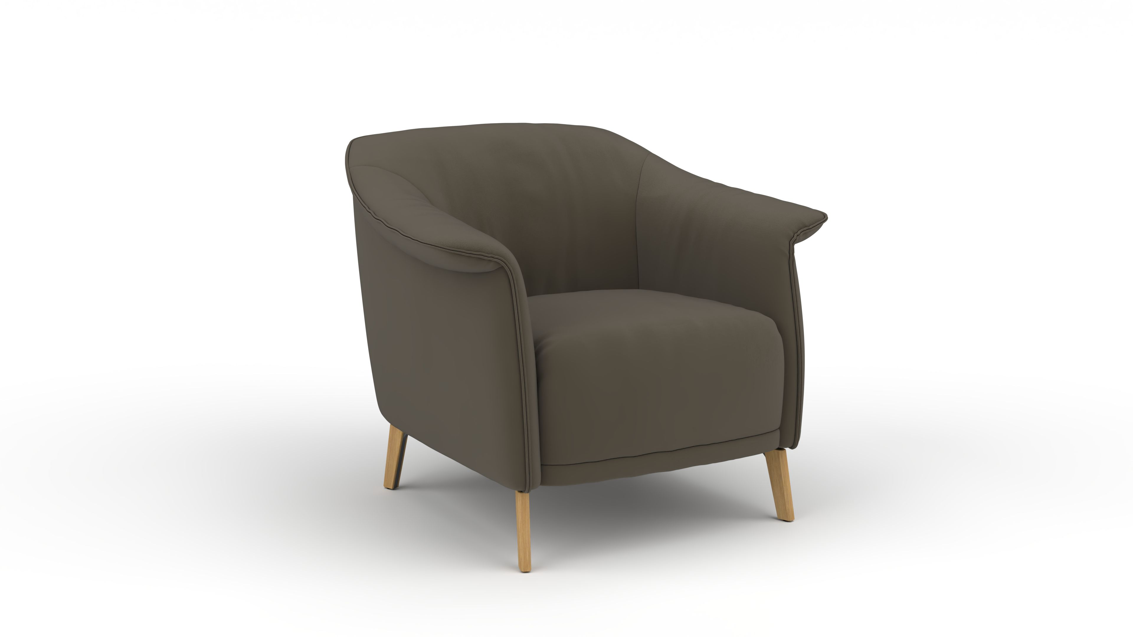 Sessel Eris UrbanDesign / Farbe: Oliv / Bezugsmaterial: Stoff