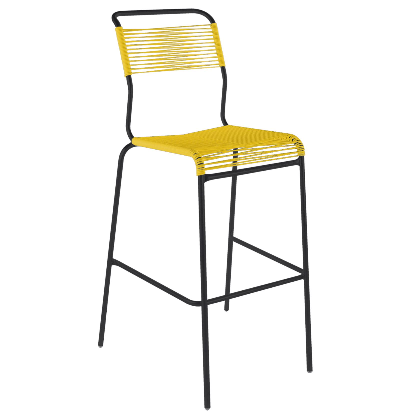 Bar-Spaghettistuhl Säntis von Schaffner / Farbe: Gelb / Grösse: 40 x 60 cm