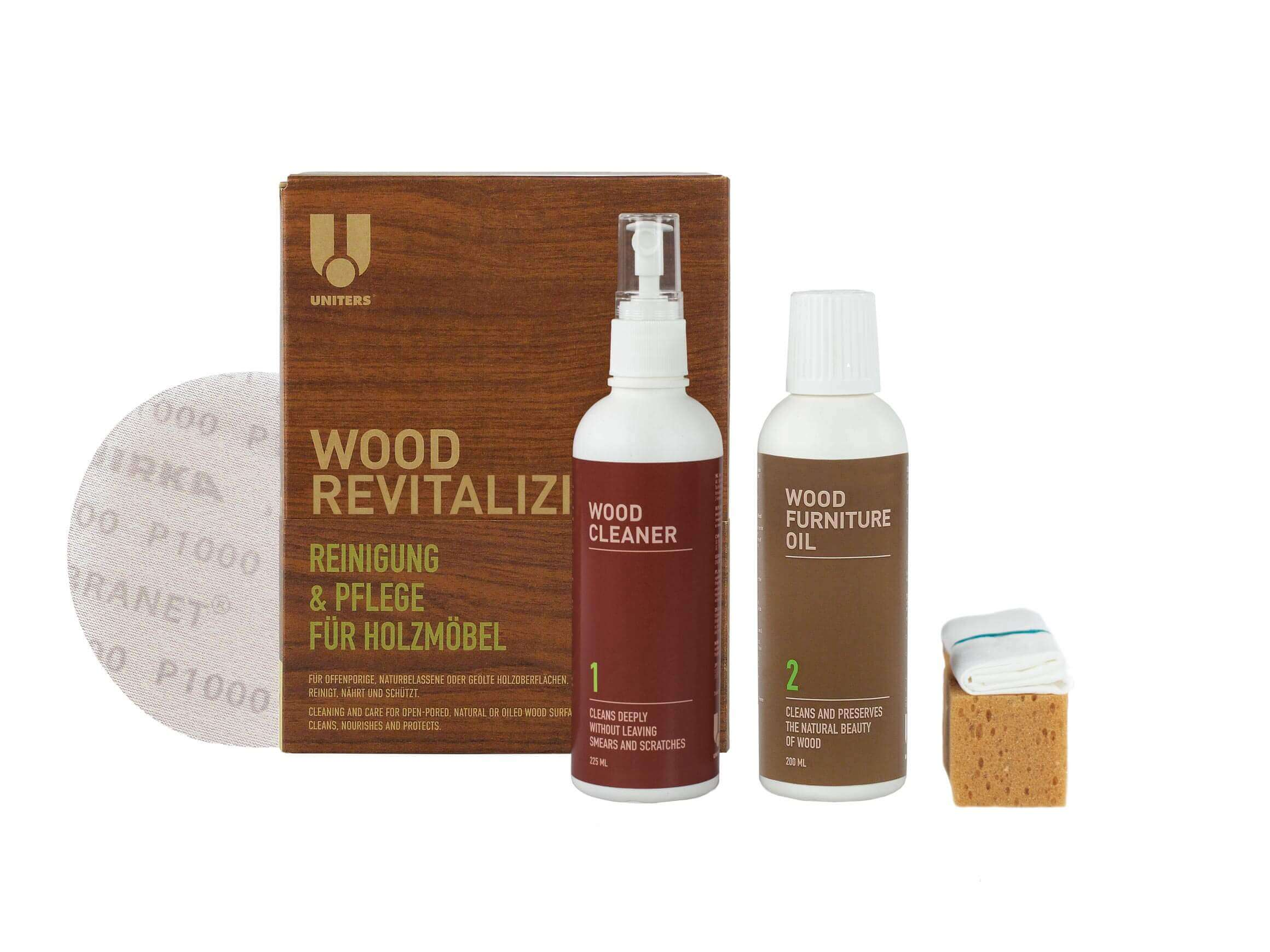 Marktanker Holzpflege-Set Wood Revitalizing Kit  | Schubiger Möbel