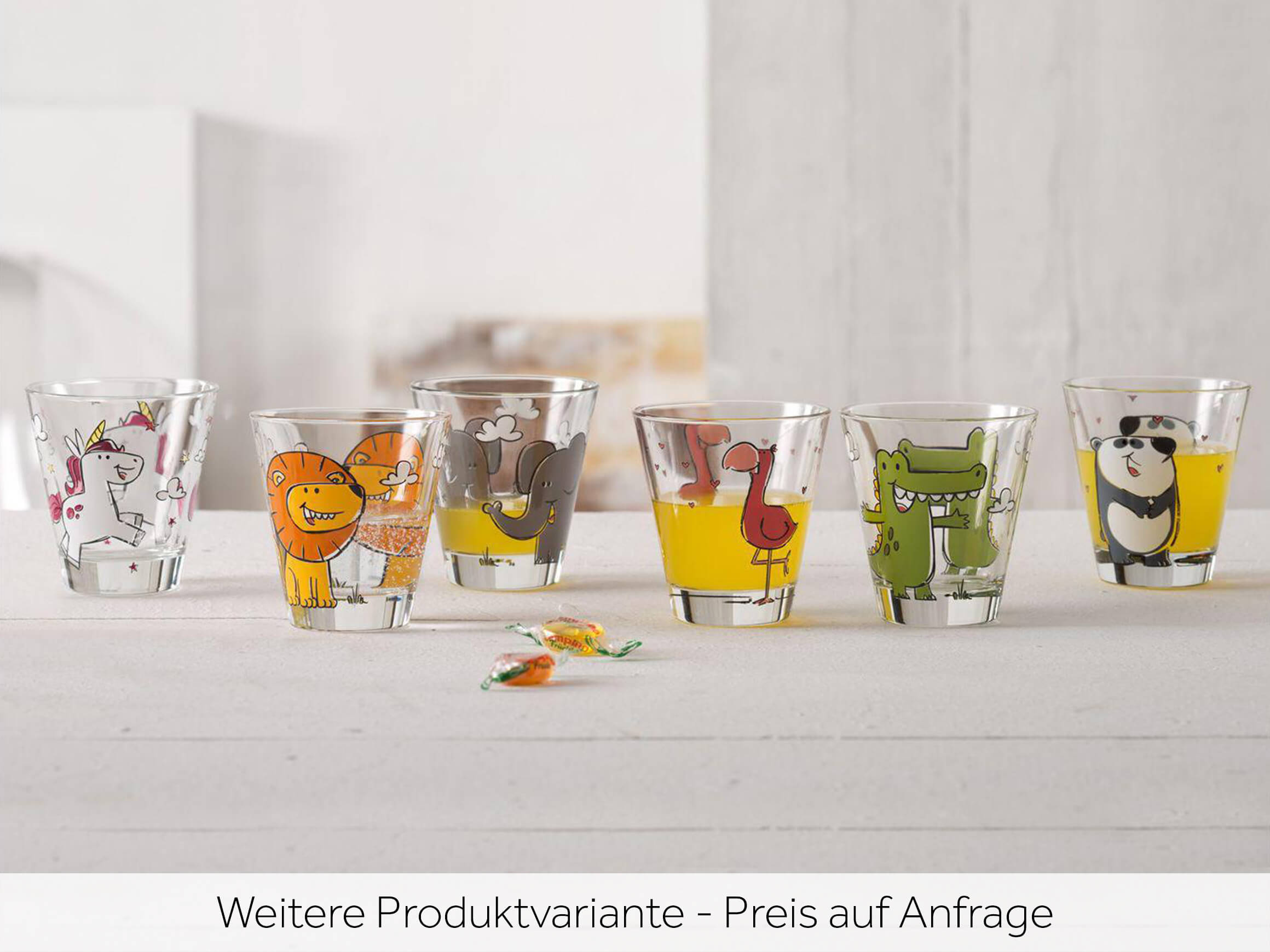 Leonardo Trinkglas Für Kinder Bambini Krokodil 215 Ml, 6 Stück