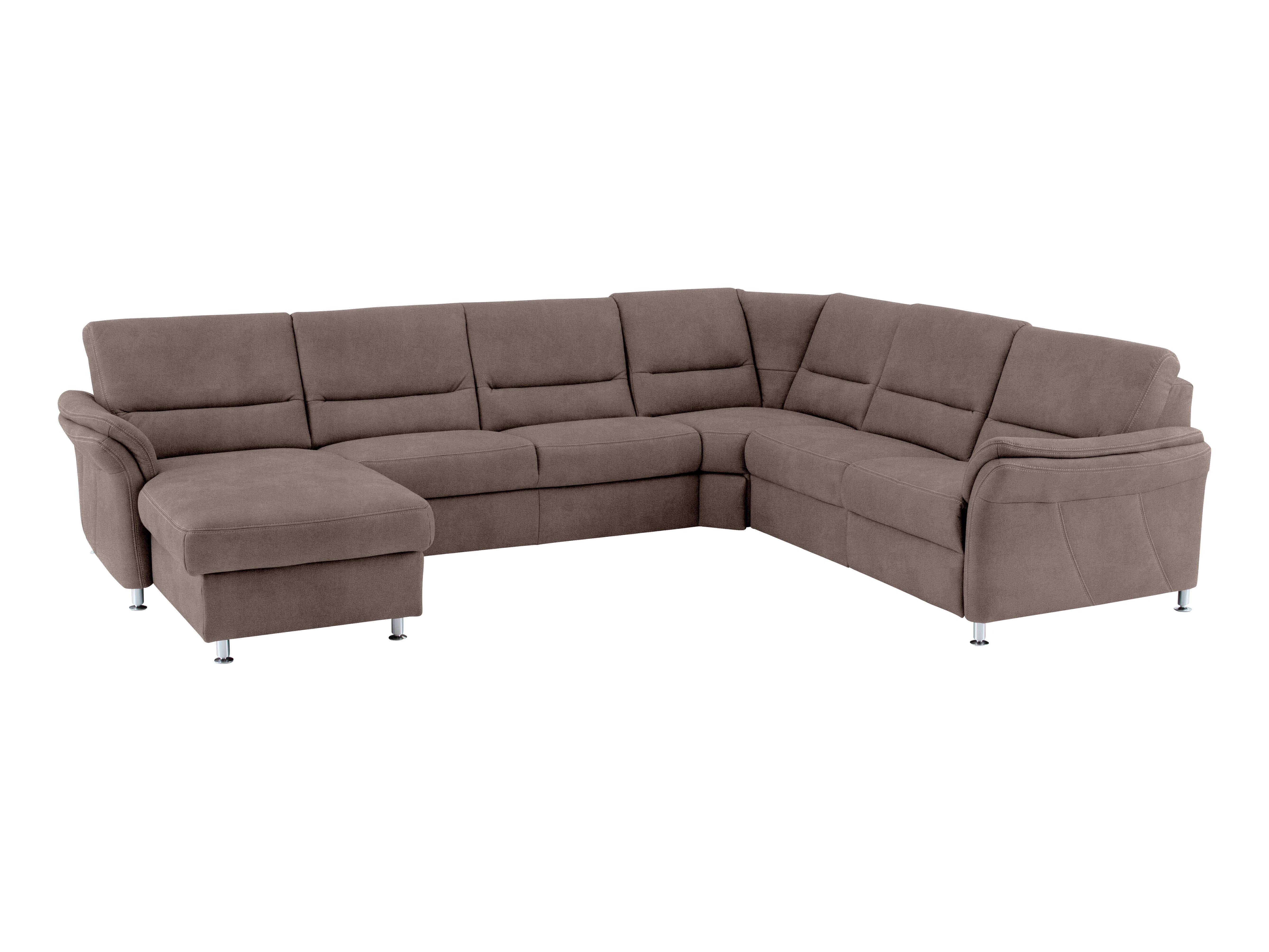 Ecksofa Daisy Basic Polipol / Farbe: Granit / Material: Leder Basic