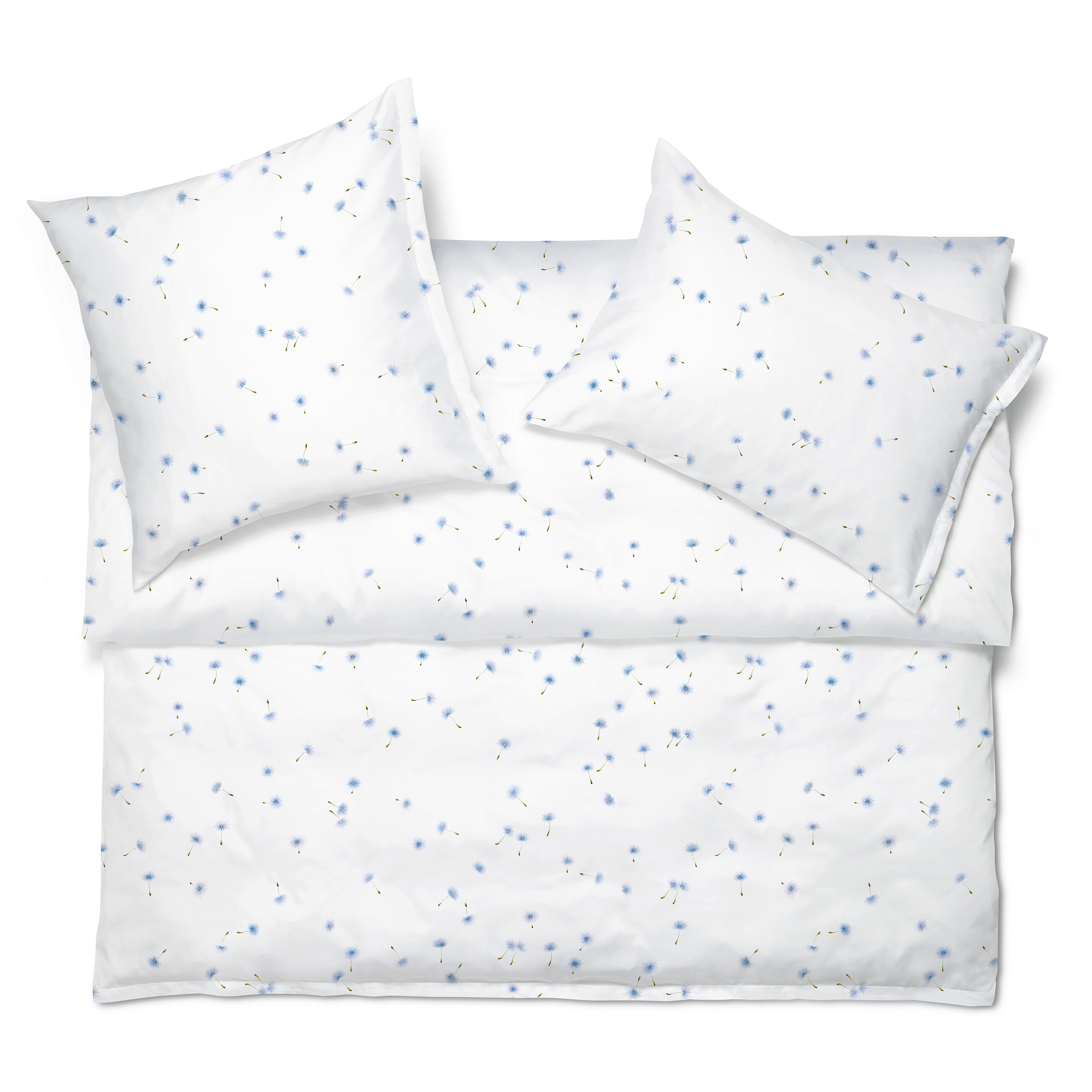 Schlossberg Bettwäsche-Set Suki-Noblesse, Blanc Doppel Weiss | Schubiger Möbel