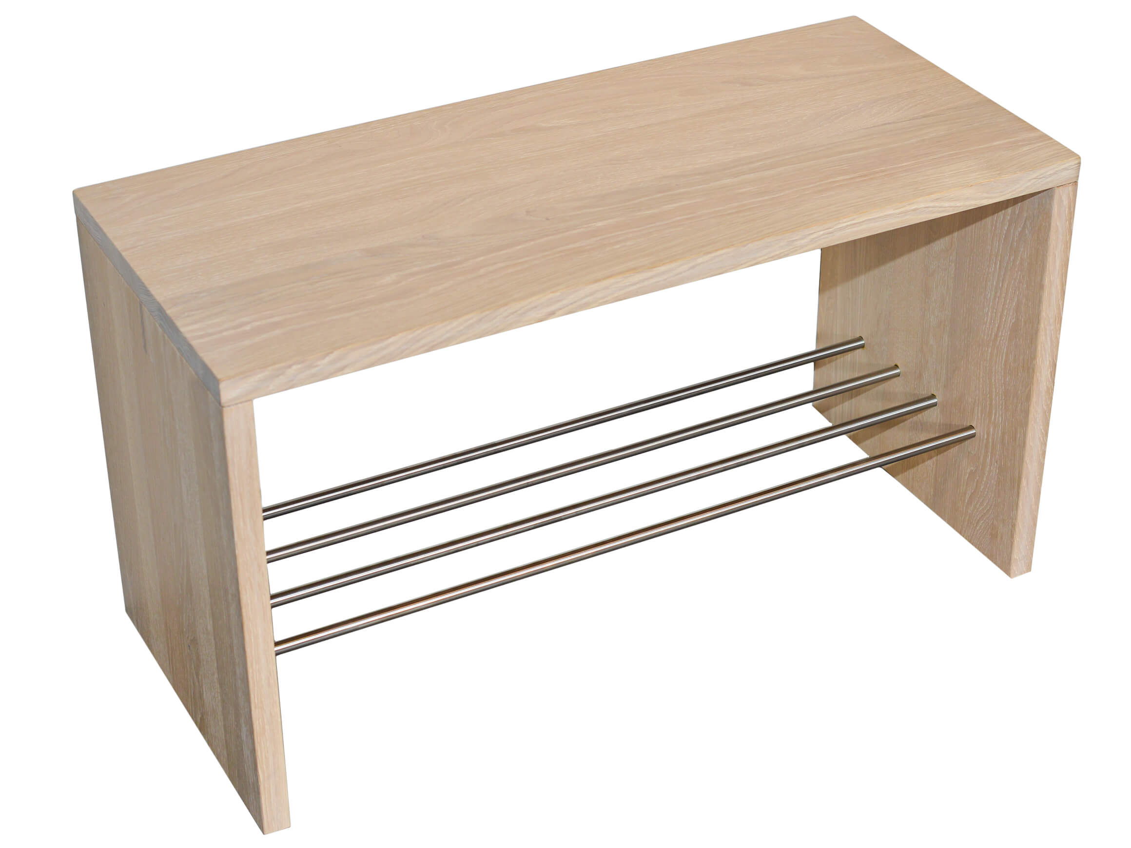 Dielenbank Cubus Team 7 / Farbe: Eiche Chrom
