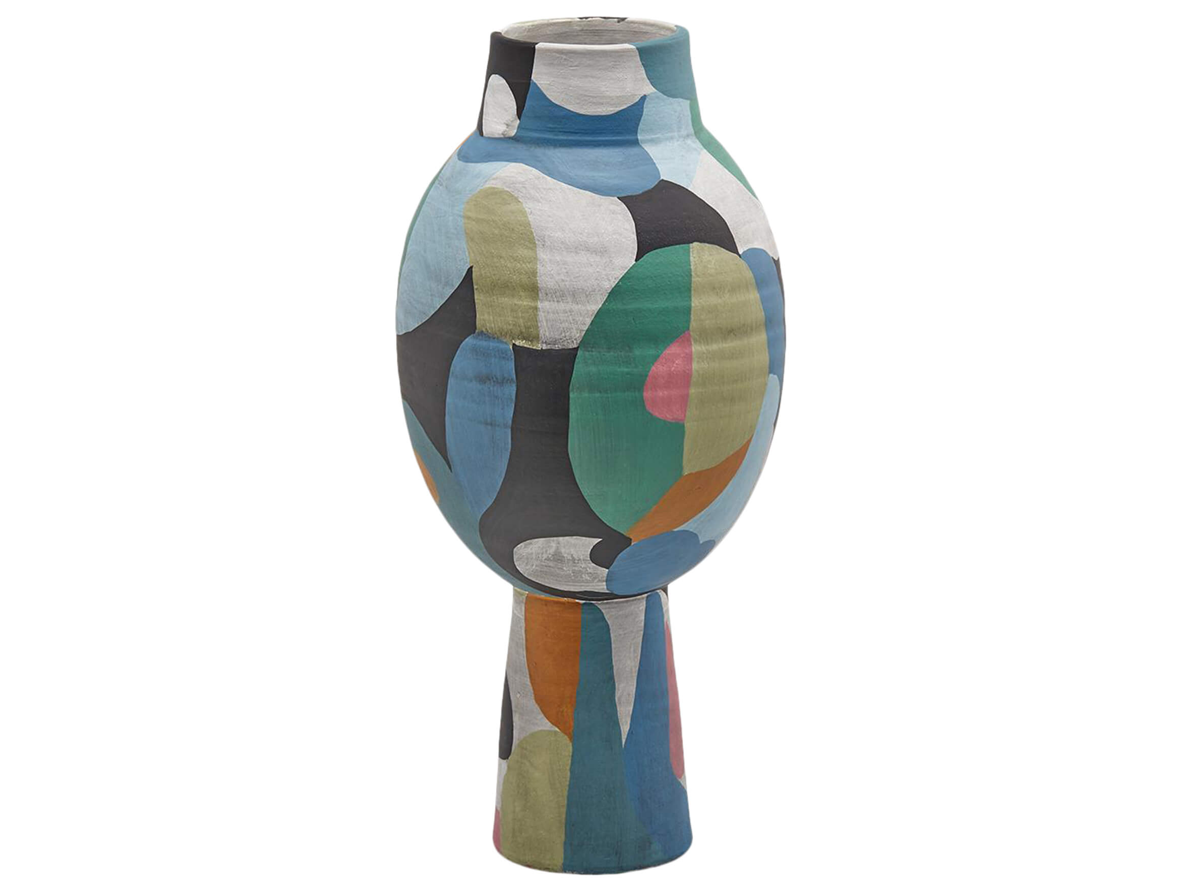 Edg Vase Keramik Multicolor H: 50 cm  | Schubiger Möbel