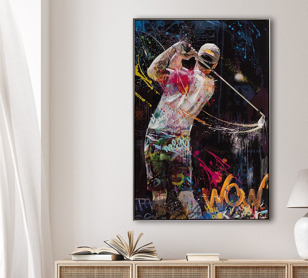 Gemälde-Street Golf Wow-image LAND