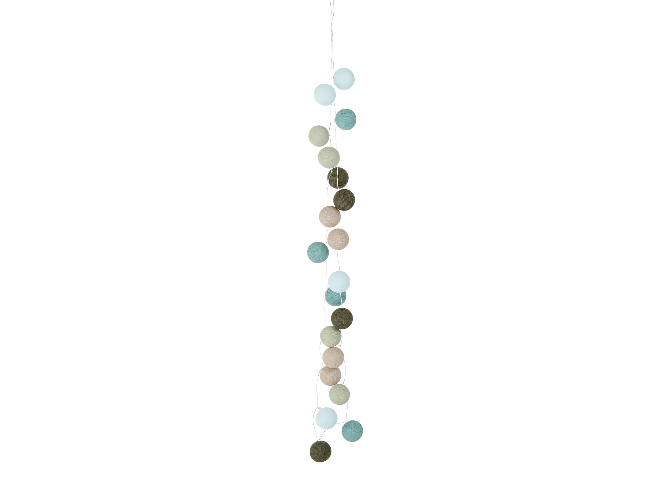 String of cotton ball lights Lifetime Kidsrooms