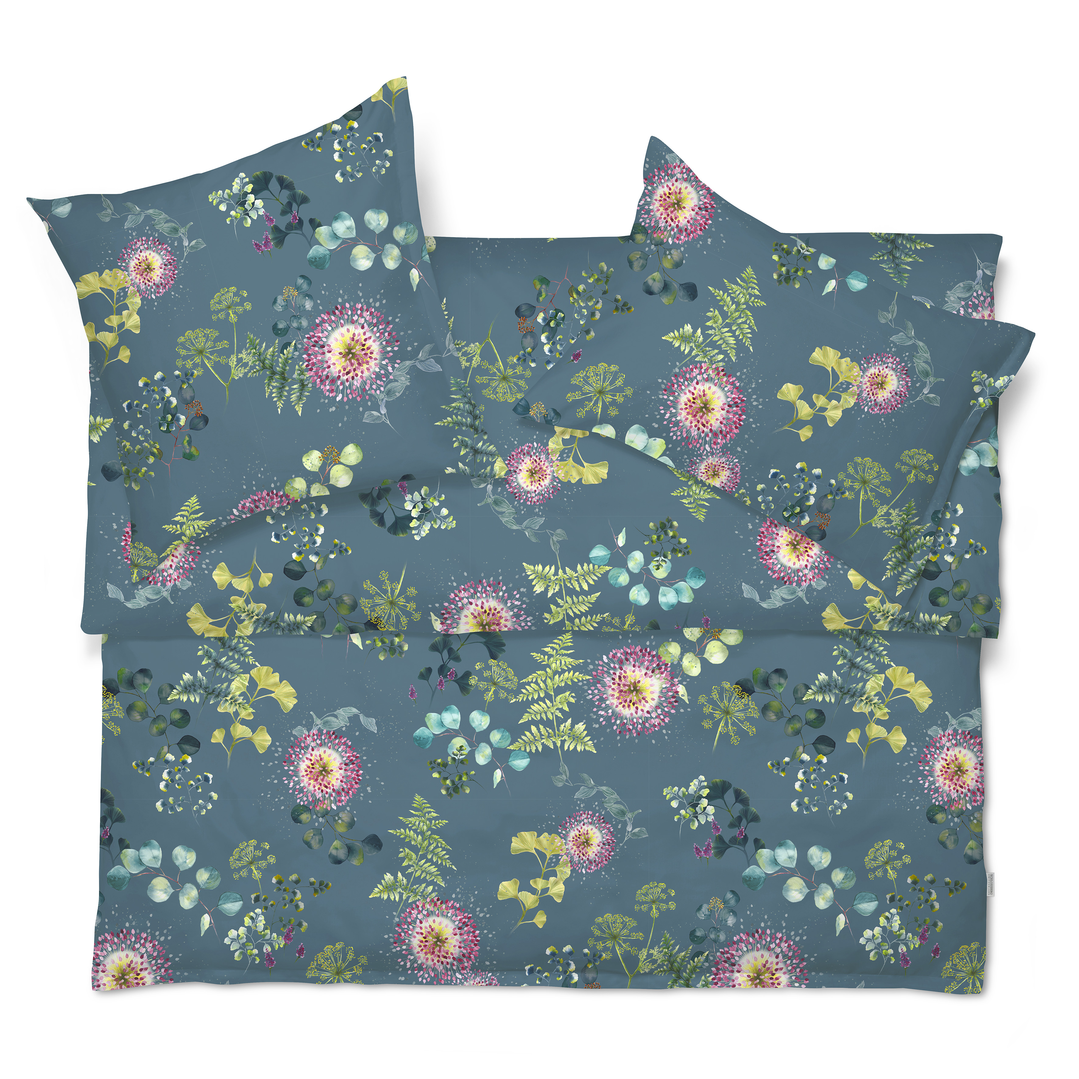 Bettwäsche Nele-Noblesse Vert Schlossberg / Grösse: 50 x 70 cm