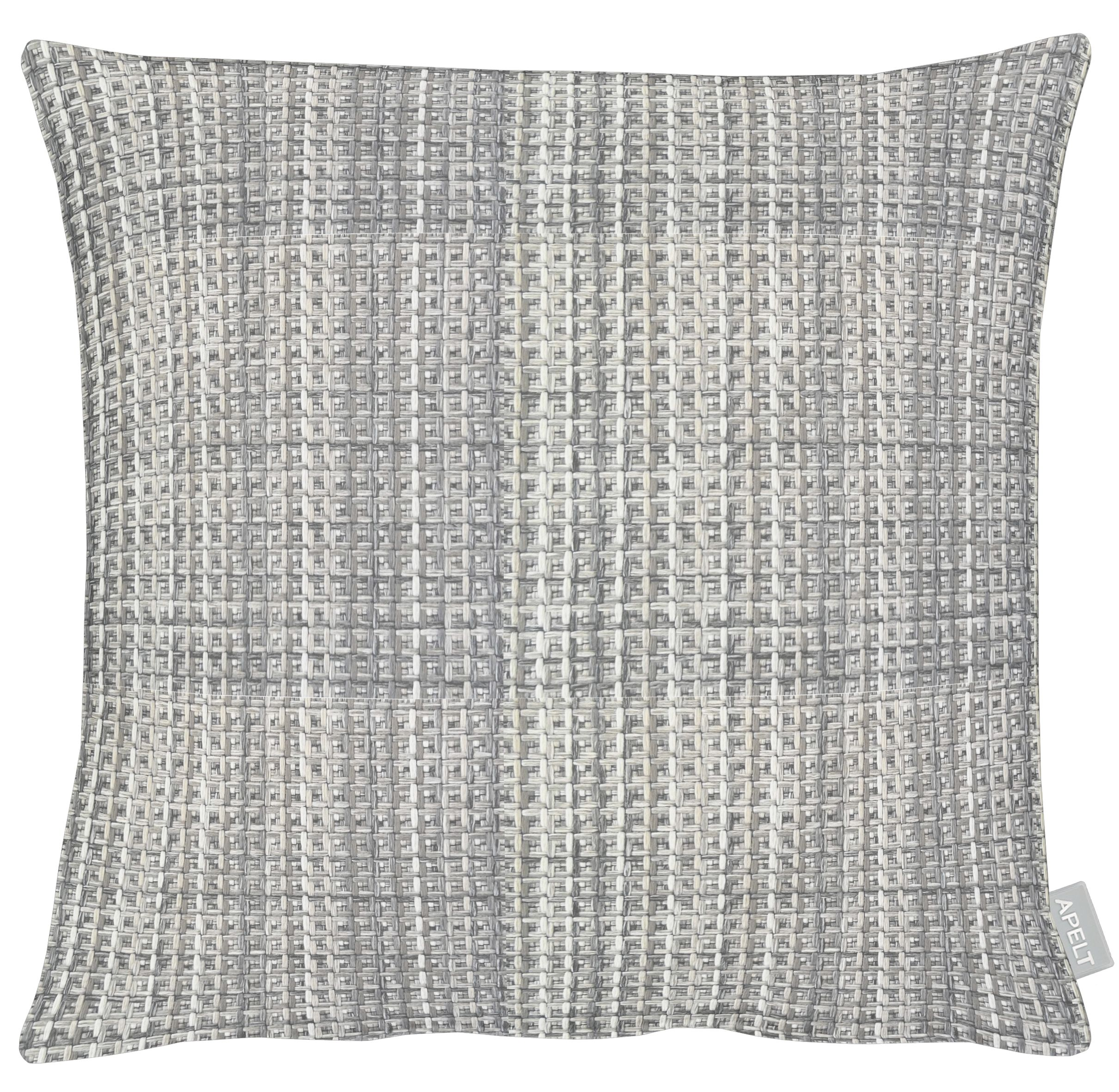 Housse de coussin Cona Gris 45x45 cm Apelt