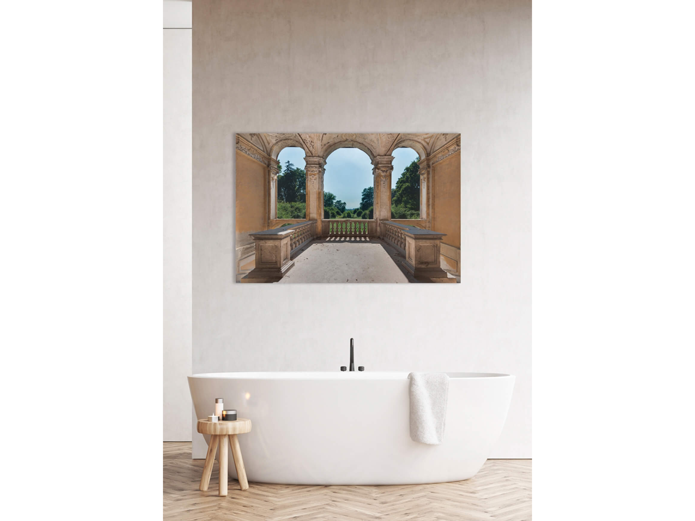 Digitaldruck auf Acrylglas Aussicht image LAND / Grösse: 120 x 80 cm