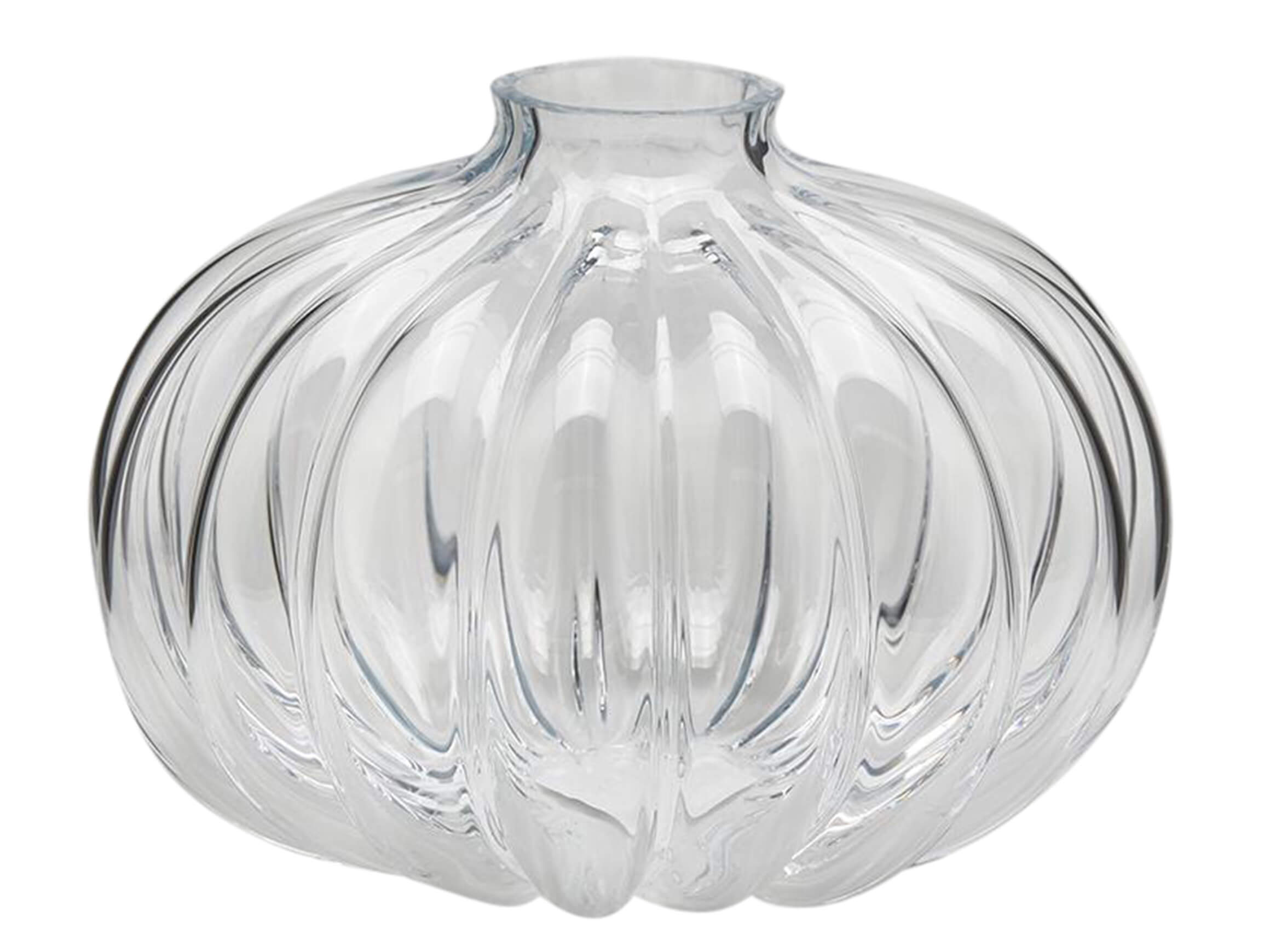 Edg Vase Klarglas H: 25 cm  | Schubiger Möbel