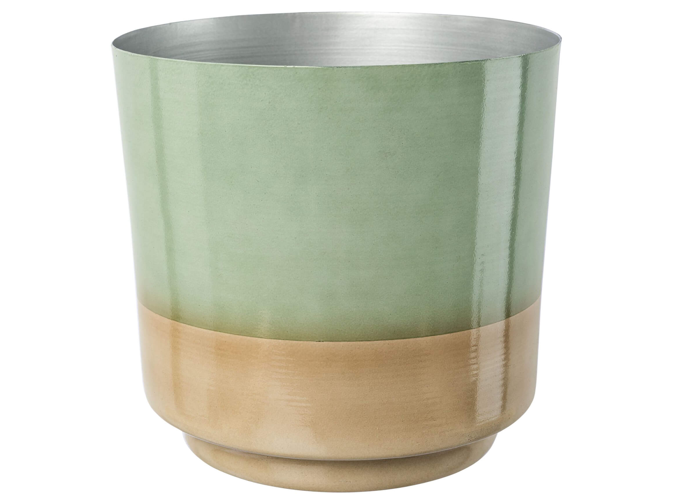 Gasper Gefäss Colores, Metall Salbei H: 20 cm Grün | Schubiger Möbel