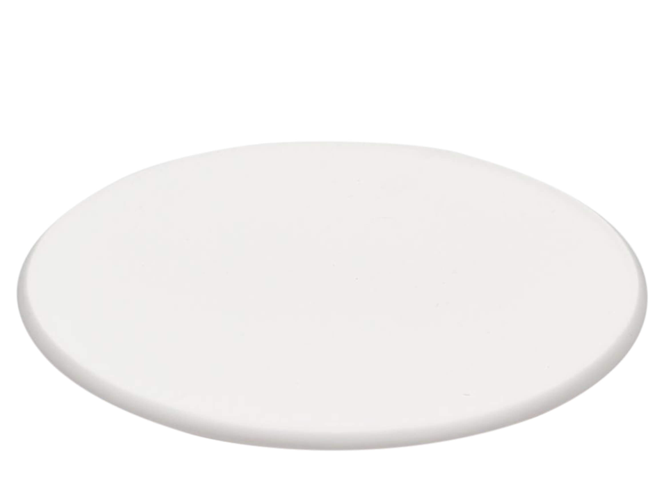 Plate Ceramic White Matt D: 21 cm Edg