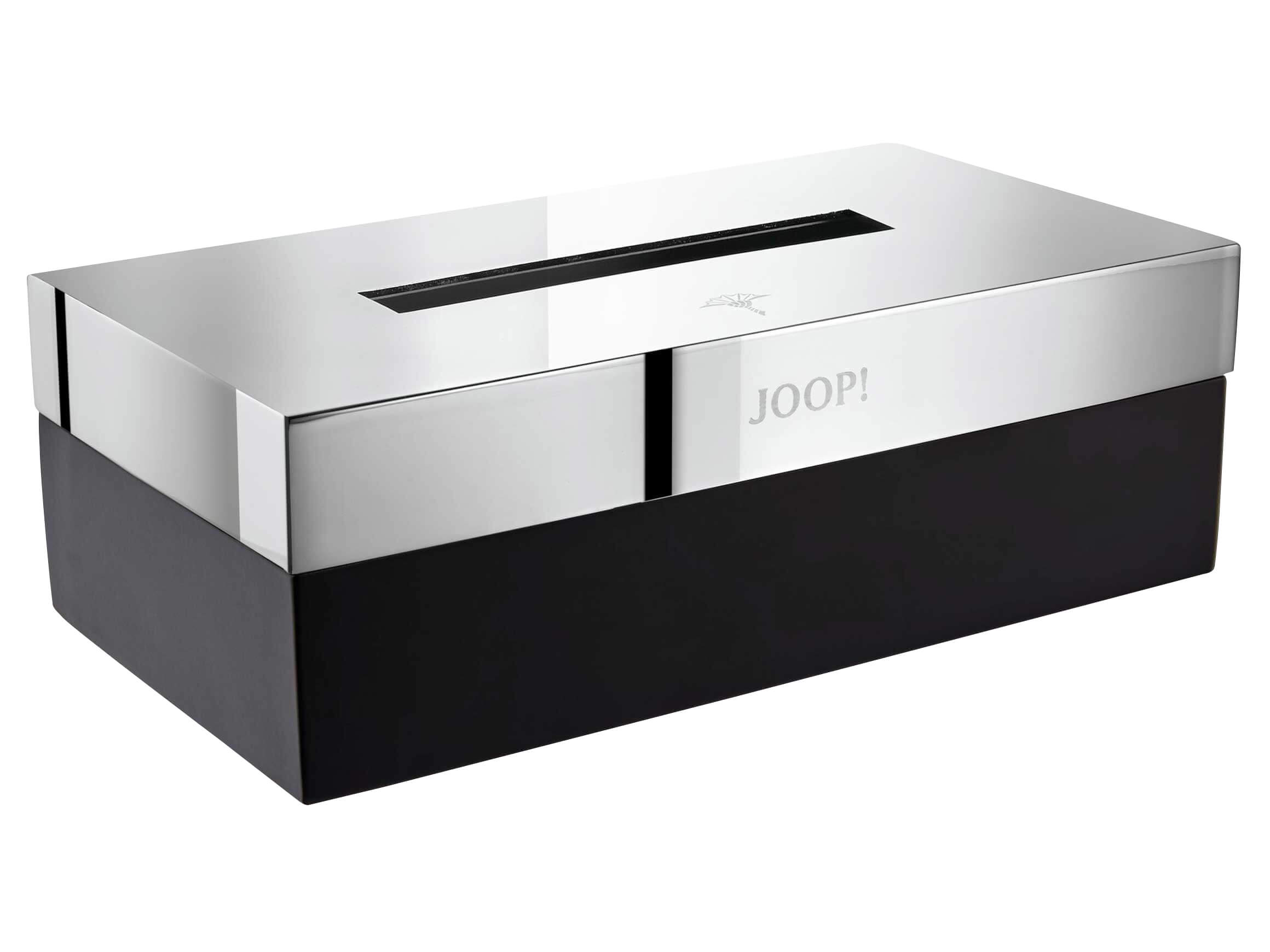Kleenexbox Joop! Chromeline Black H: 9 cm Joop