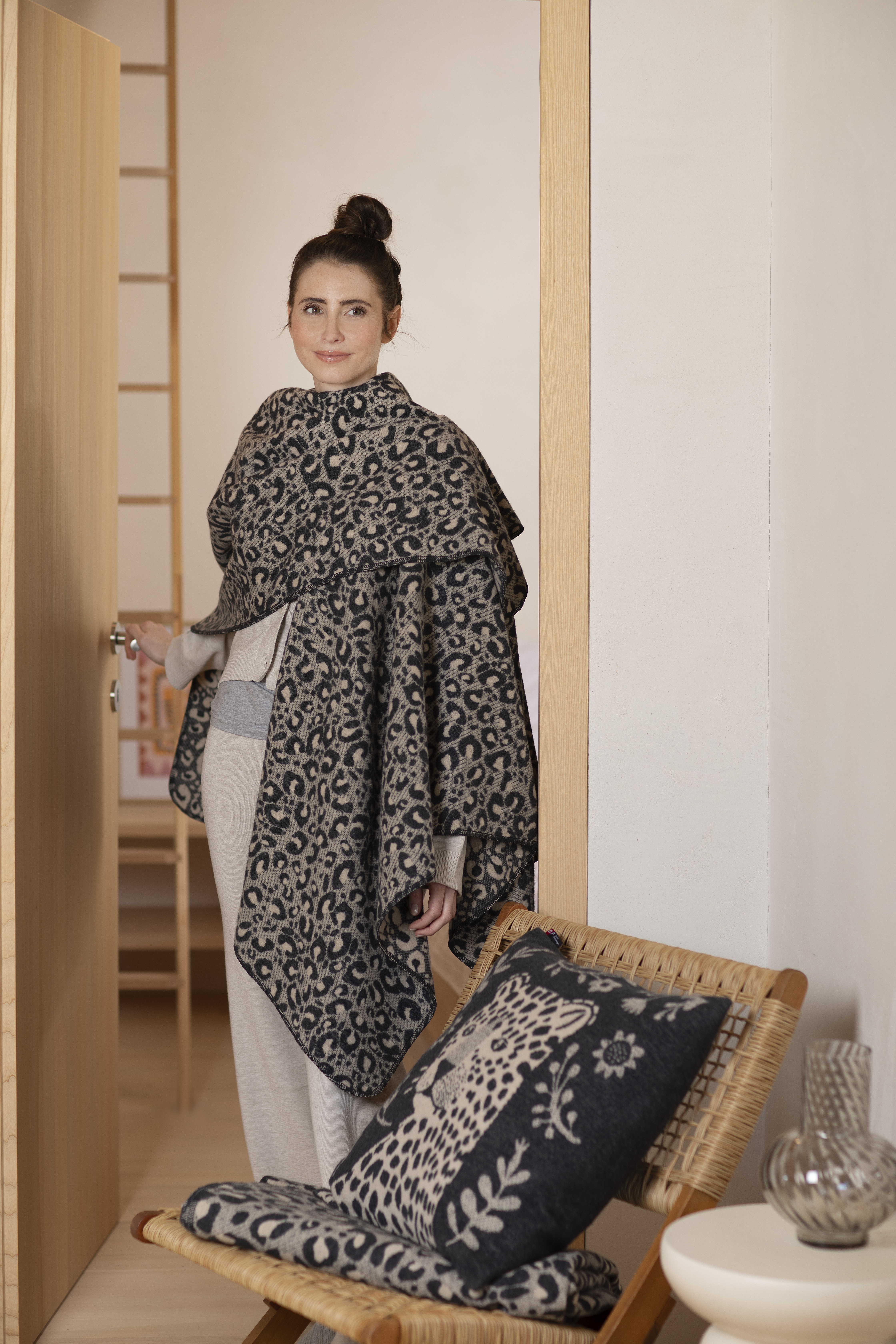 Poncho Silvretta Leo Anthrazit B: 70 cm Sander AG