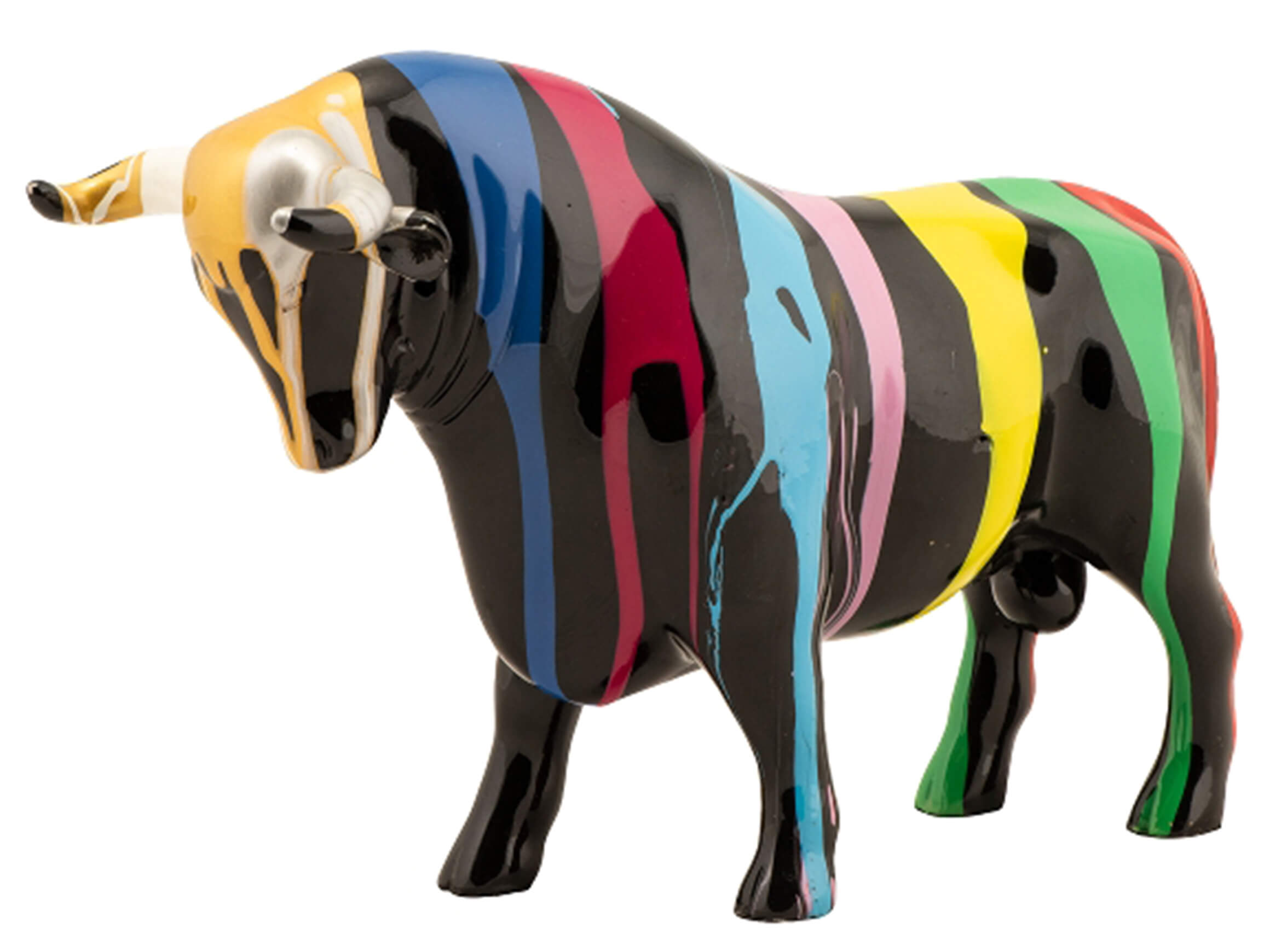 Taureau multicolore